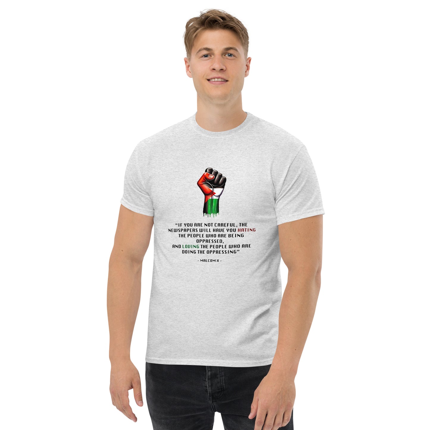 People for Palestine Tee v13, Men’s Classic Tee | Gildan 5000