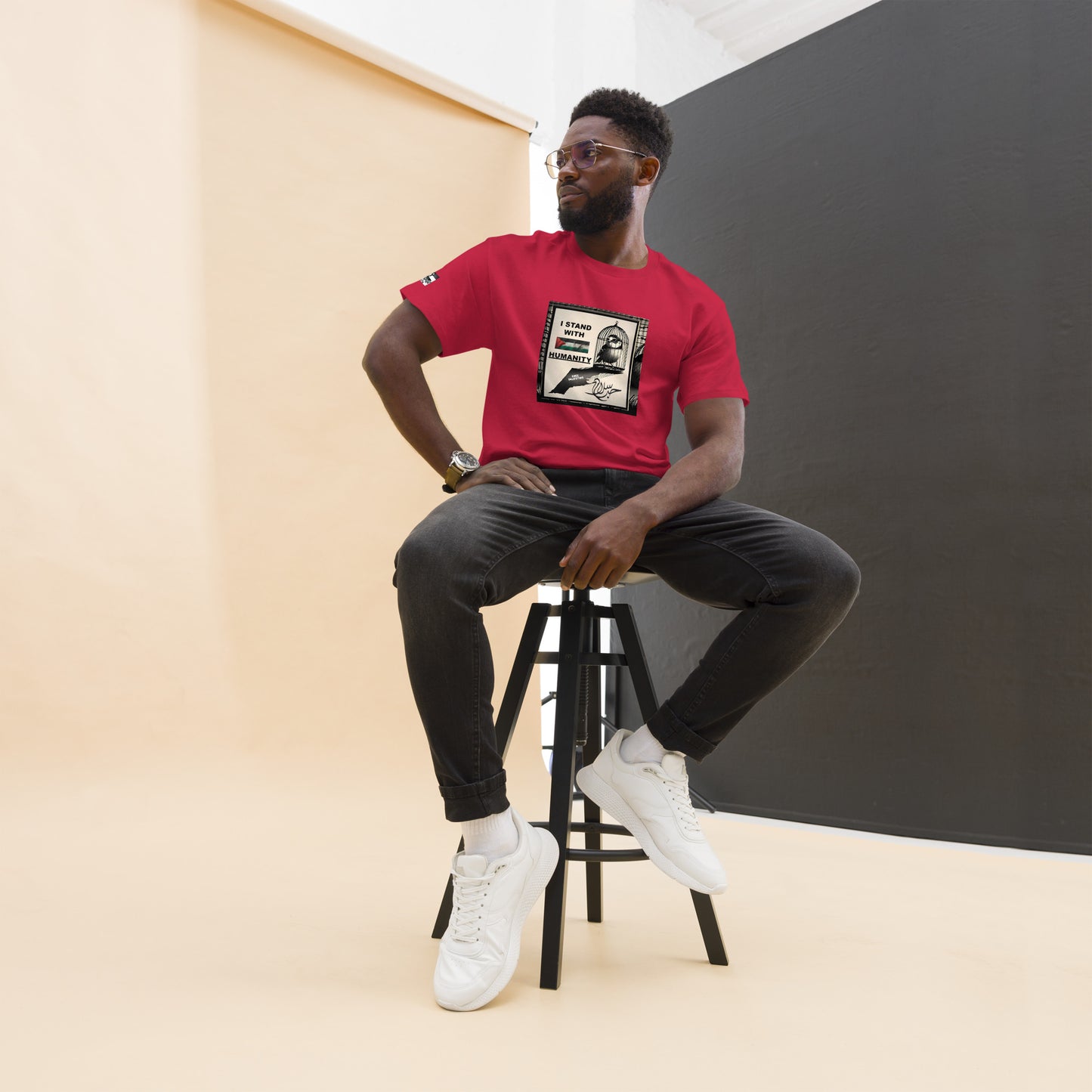 People for Palestine Tee v9, Men’s Classic Tee | Gildan 5000