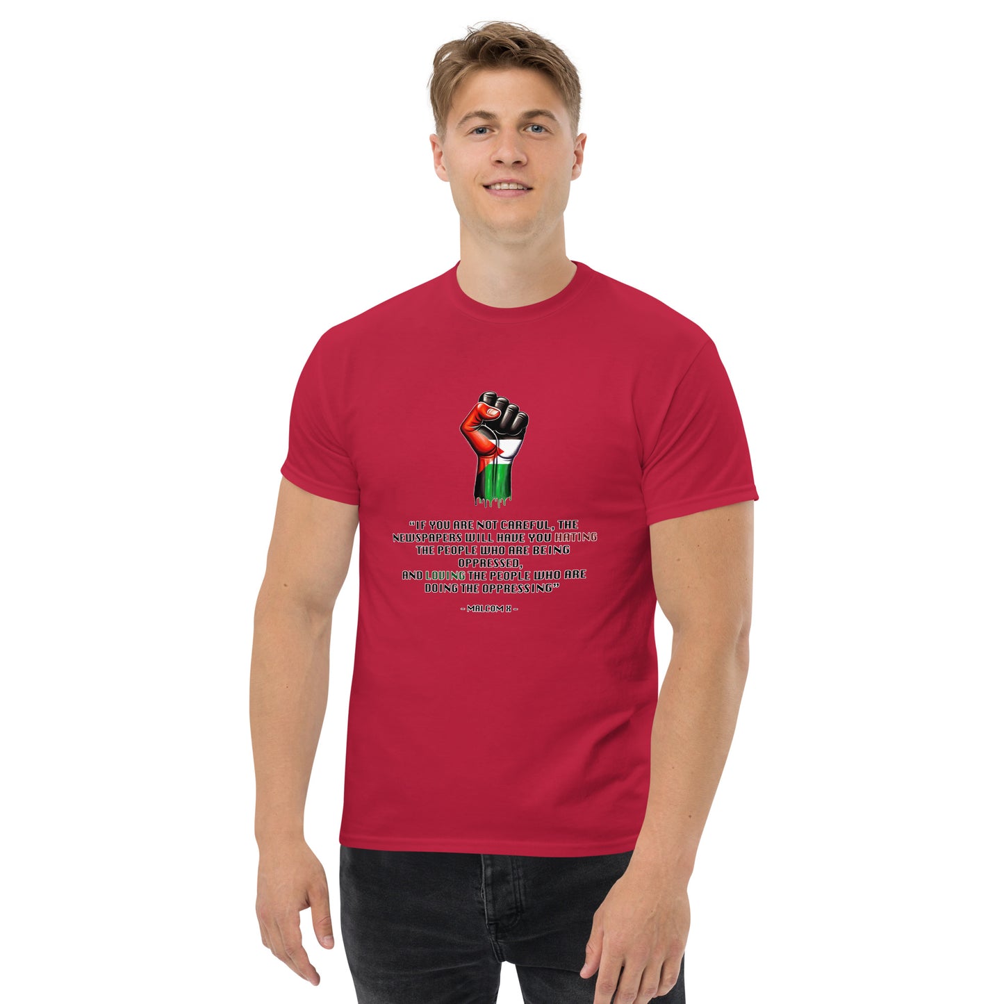 People for Palestine Tee v13, Men’s Classic Tee | Gildan 5000