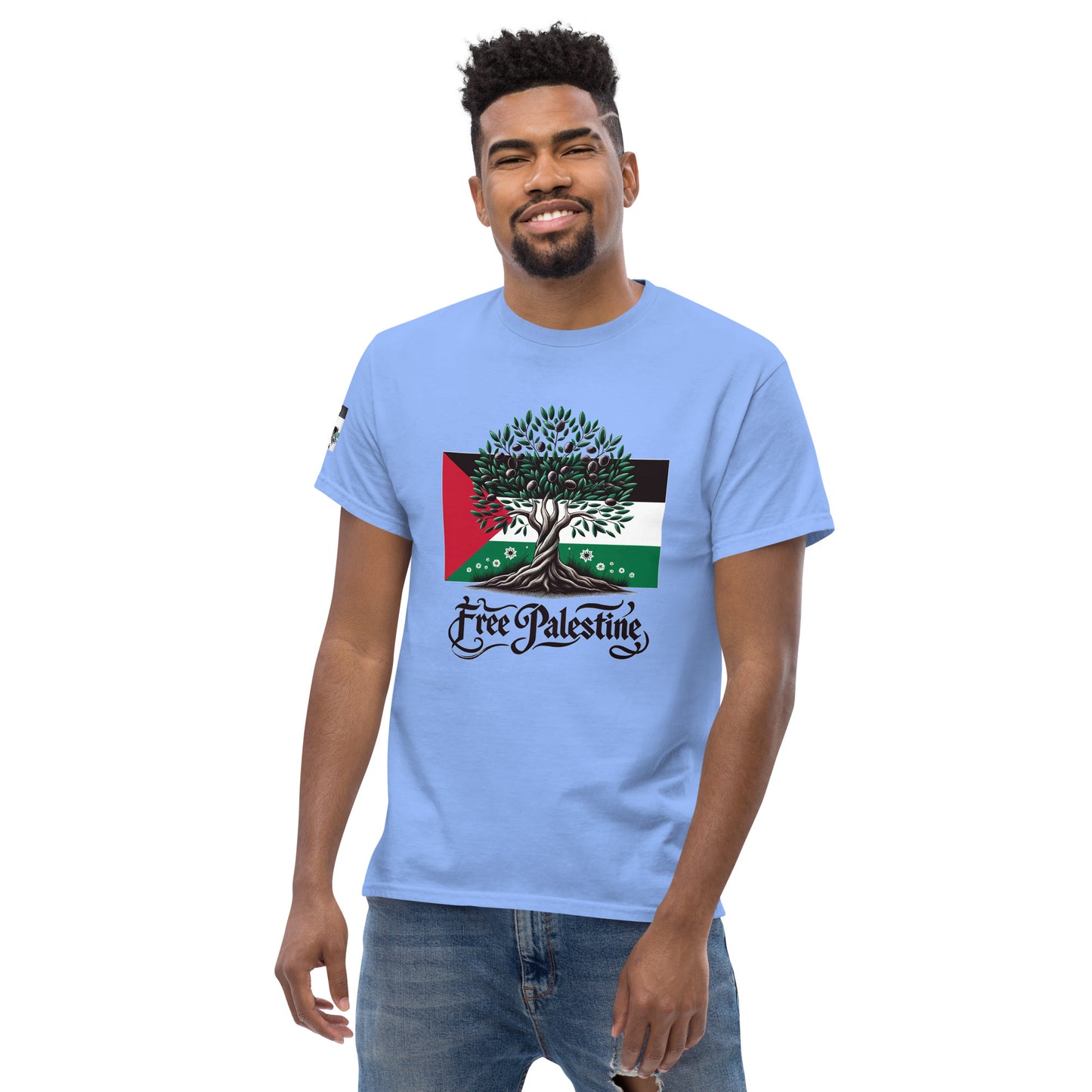 People for Palestine Tee v14, Men’s Classic Tee | Gildan 5000