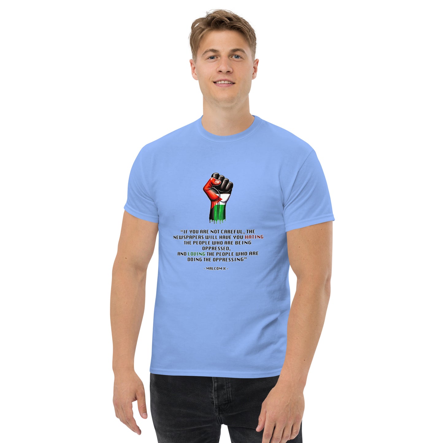 People for Palestine Tee v13, Men’s Classic Tee | Gildan 5000