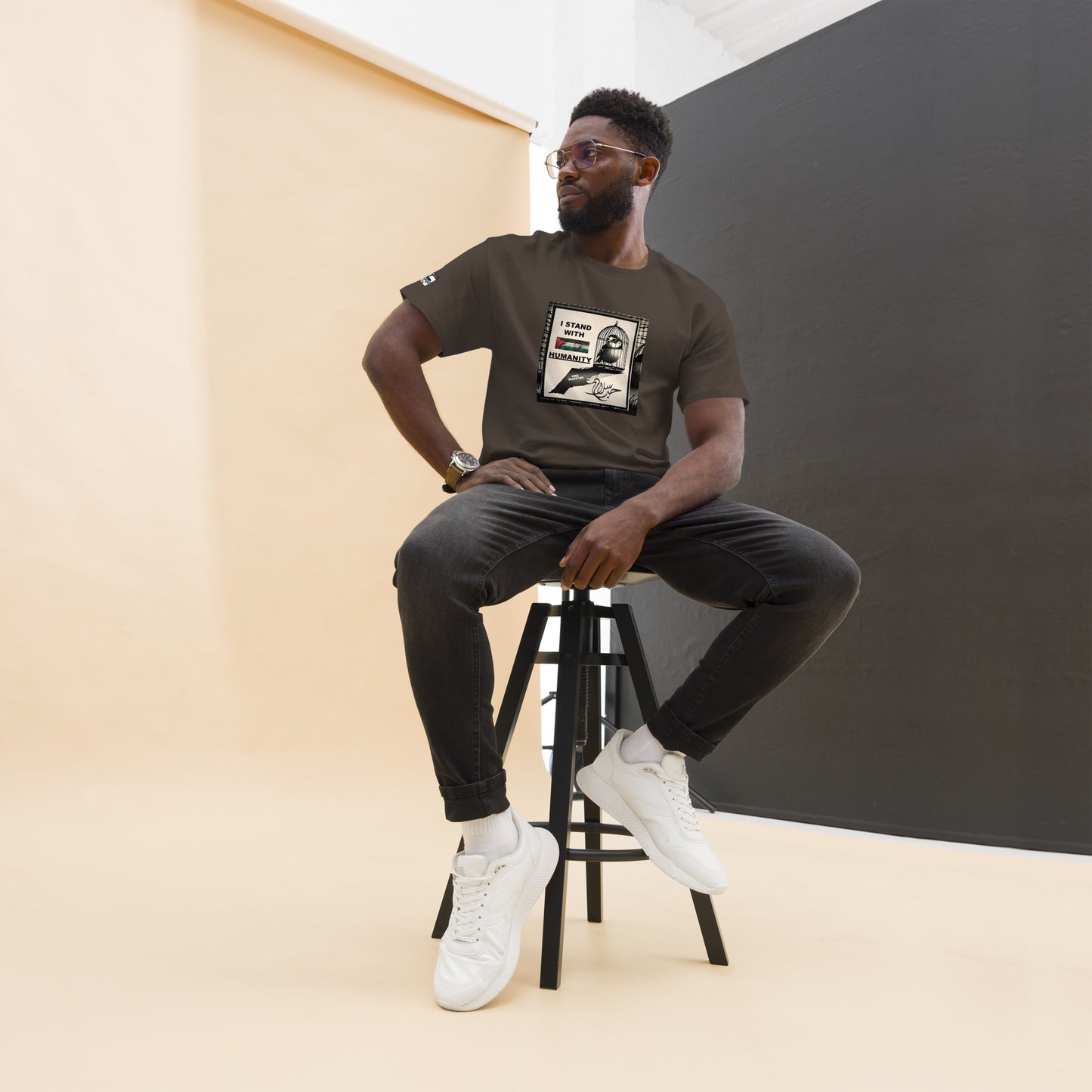 People for Palestine Tee v9, Men’s Classic Tee | Gildan 5000