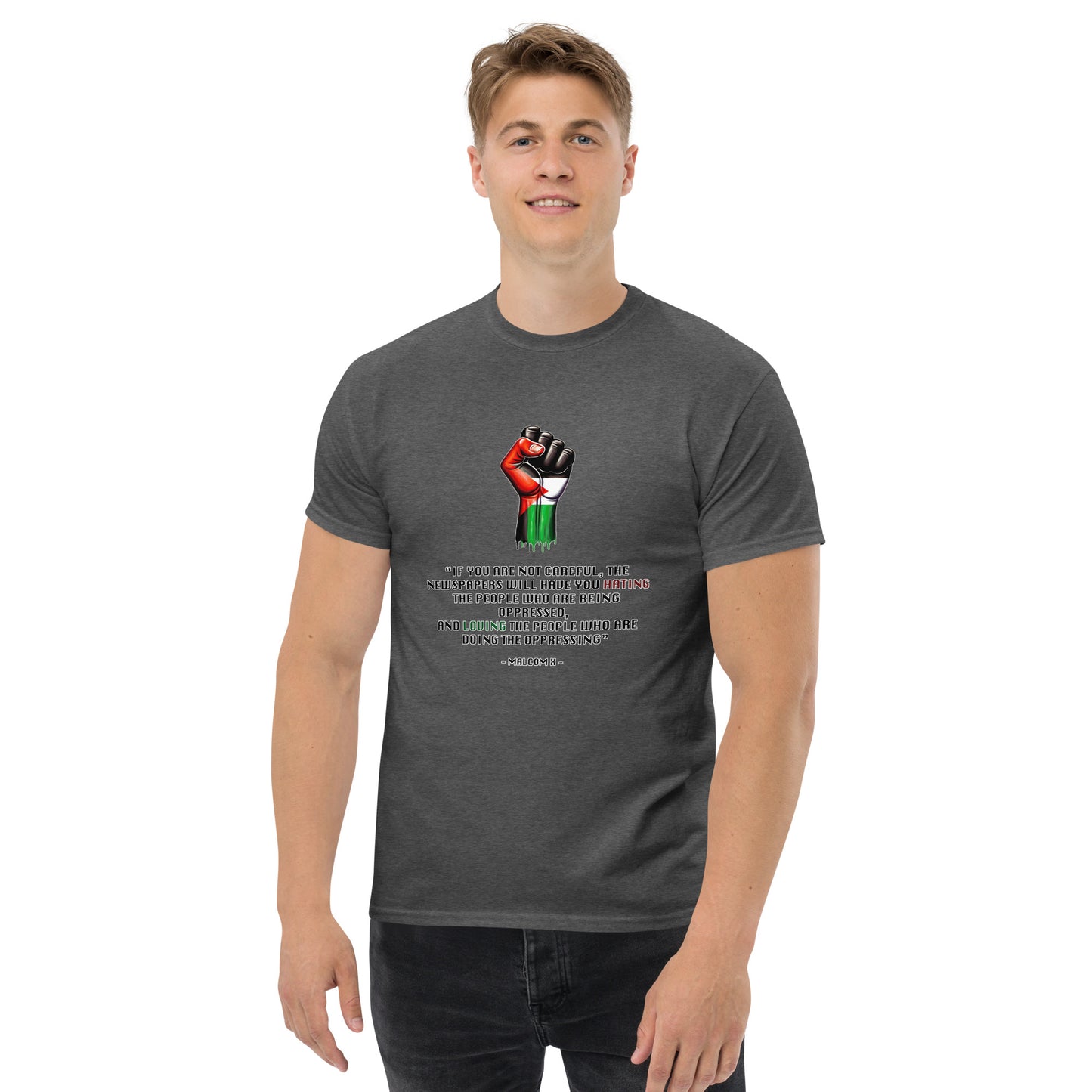 People for Palestine Tee v13, Men’s Classic Tee | Gildan 5000