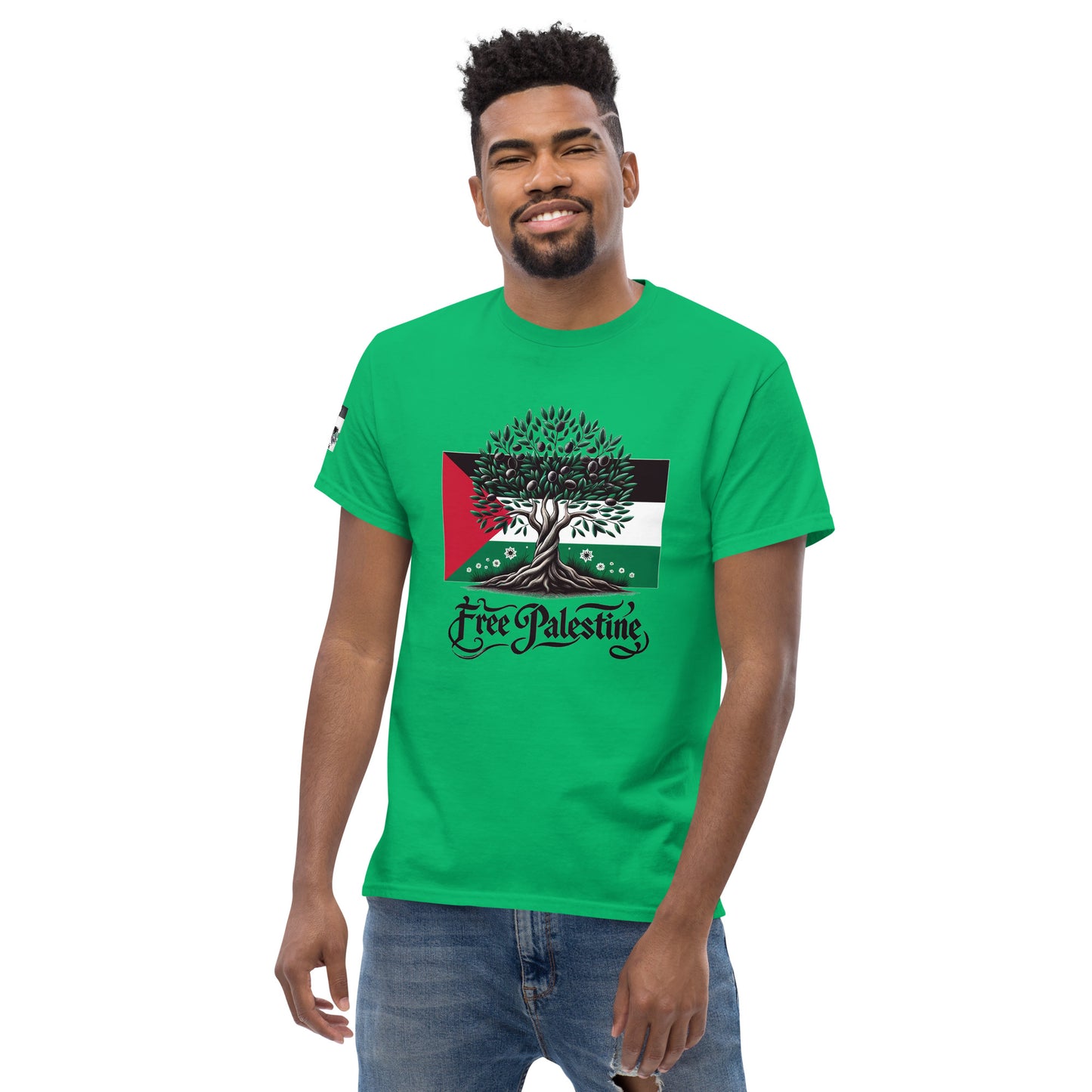 People for Palestine Tee v14, Men’s Classic Tee | Gildan 5000
