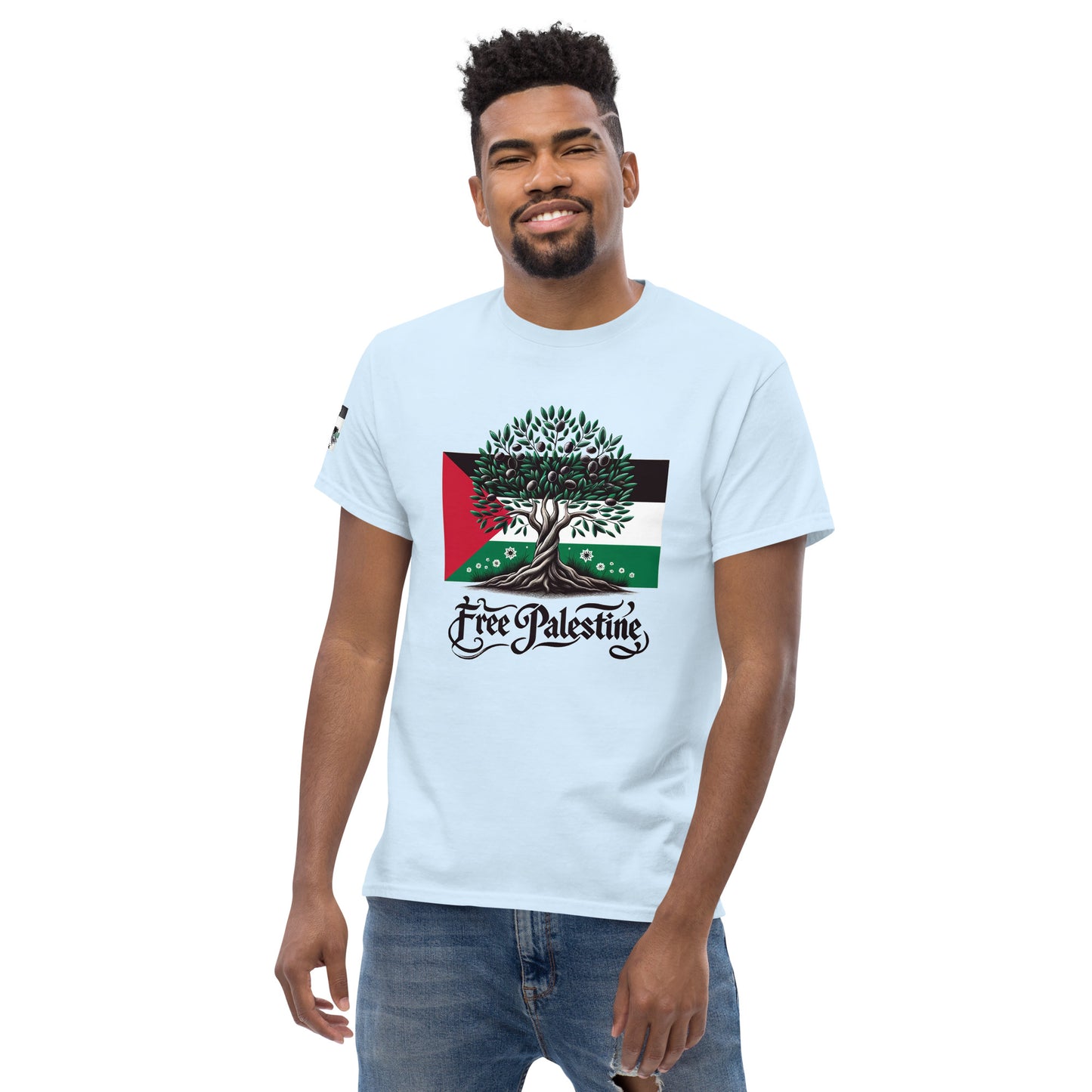 People for Palestine Tee v14, Men’s Classic Tee | Gildan 5000