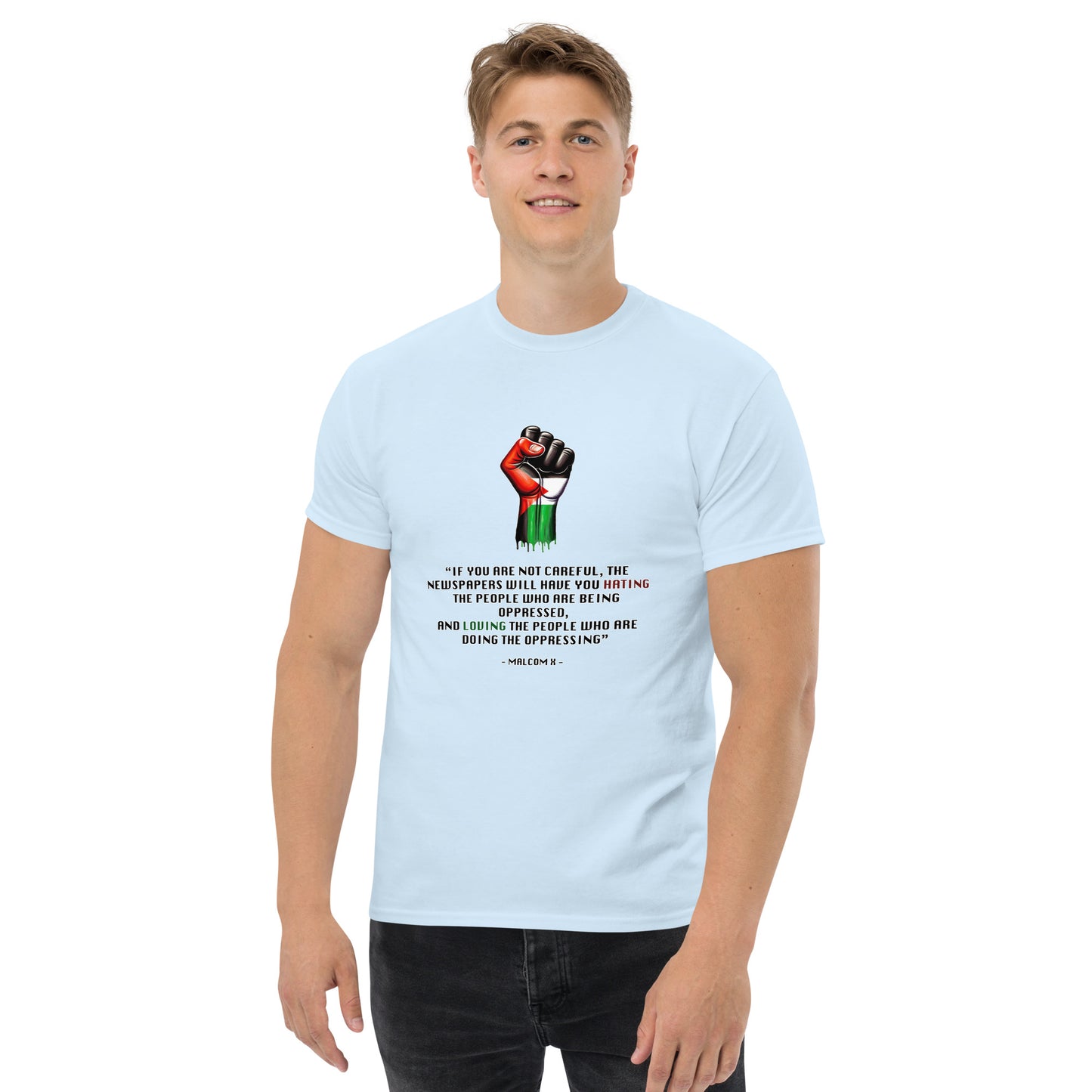 People for Palestine Tee v13, Men’s Classic Tee | Gildan 5000