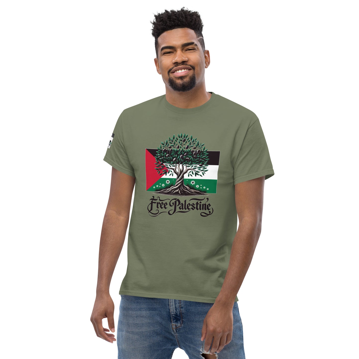 People for Palestine Tee v14, Men’s Classic Tee | Gildan 5000