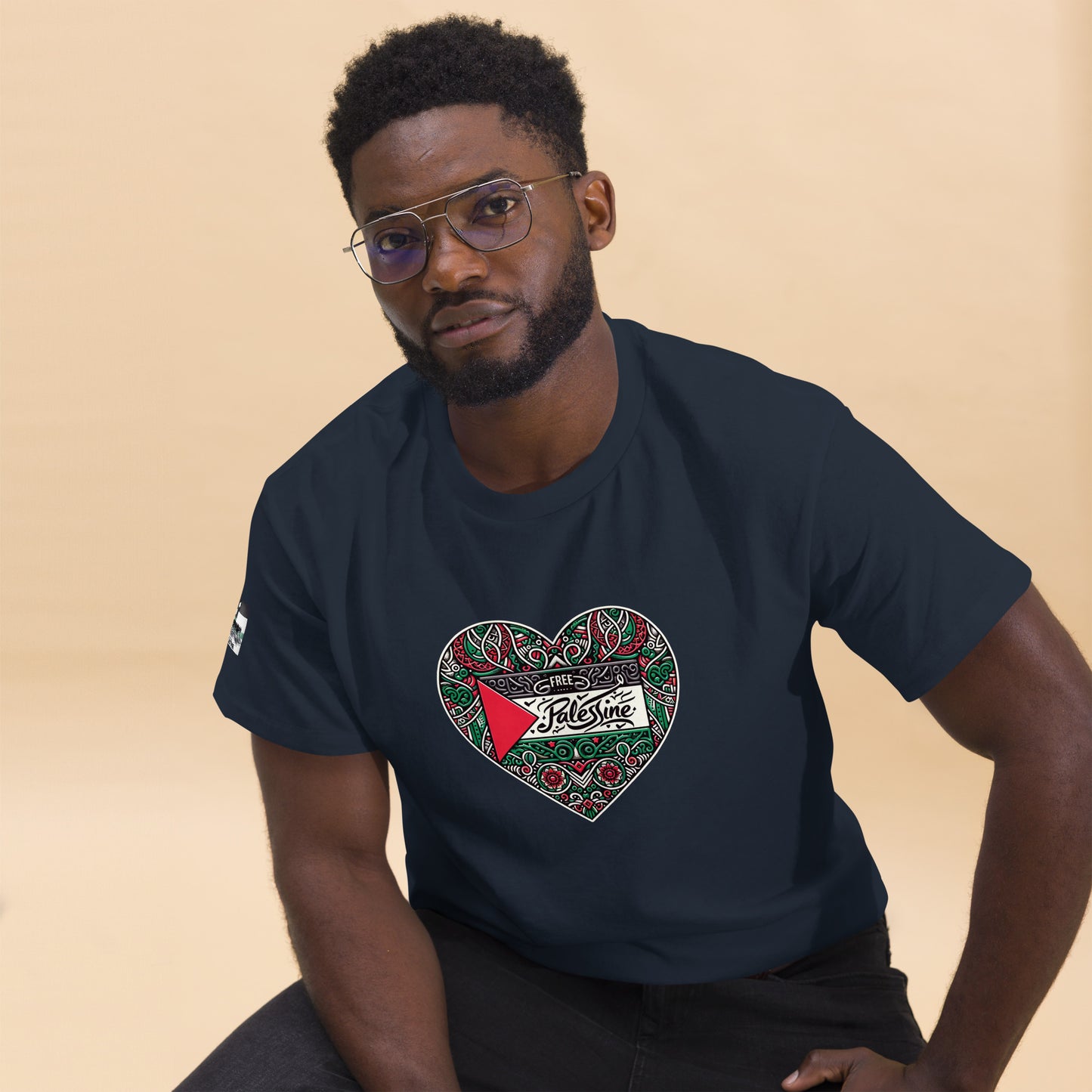 People for Palestine Tee v3, Men’s Classic Tee | Gildan 5000