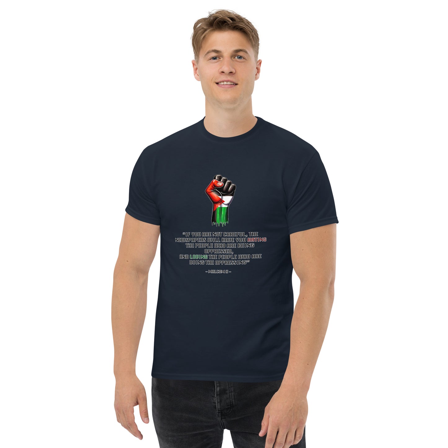 People for Palestine Tee v13, Men’s Classic Tee | Gildan 5000