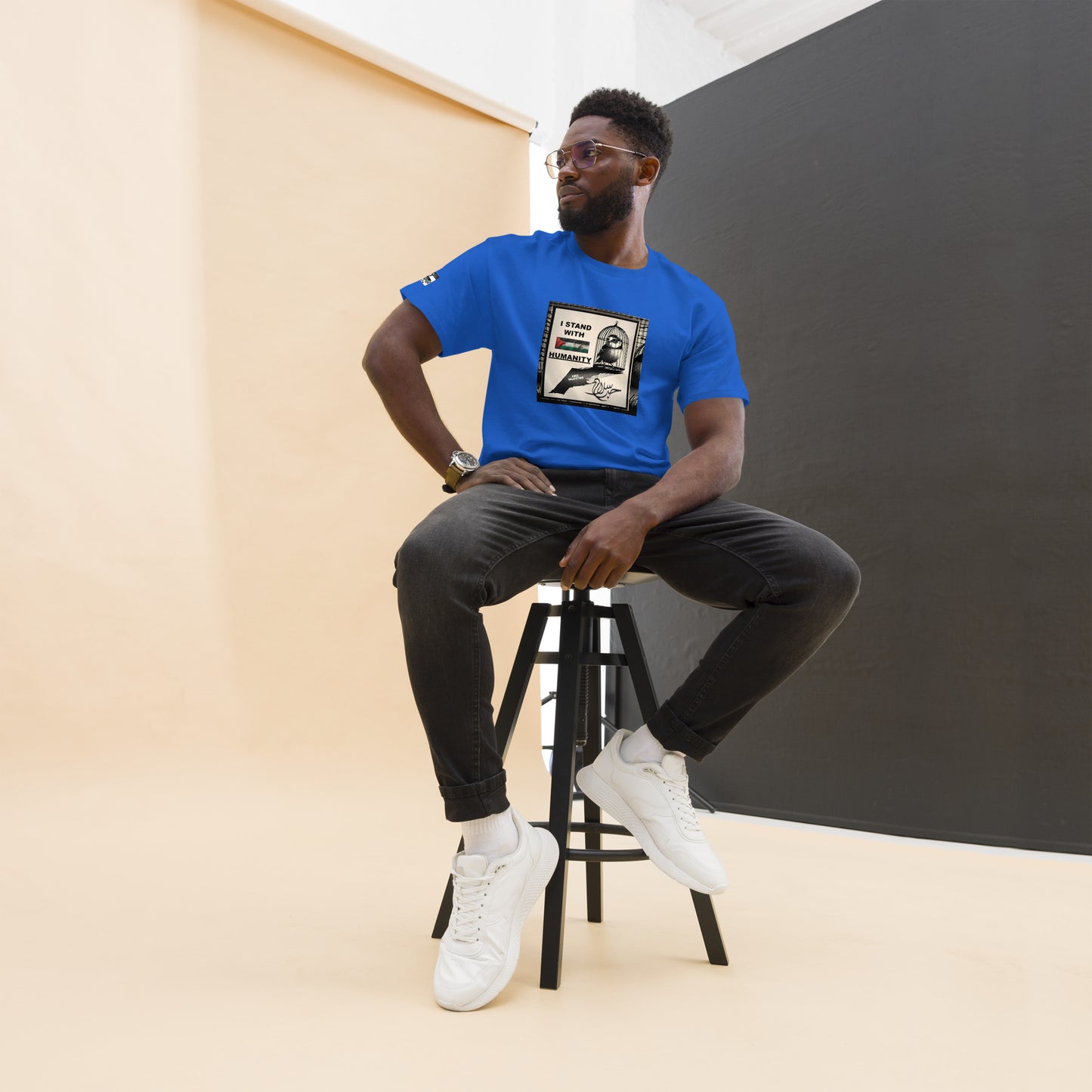 People for Palestine Tee v9, Men’s Classic Tee | Gildan 5000