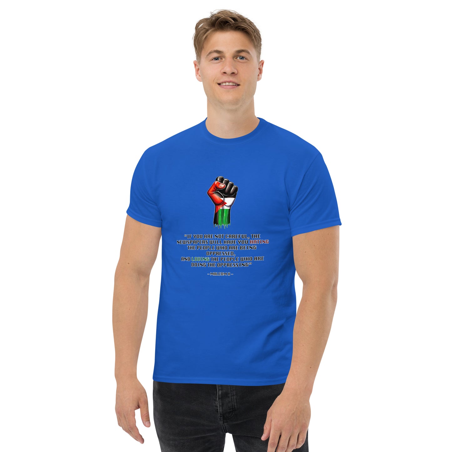 People for Palestine Tee v13, Men’s Classic Tee | Gildan 5000