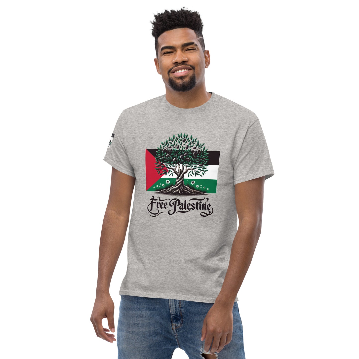 People for Palestine Tee v14, Men’s Classic Tee | Gildan 5000