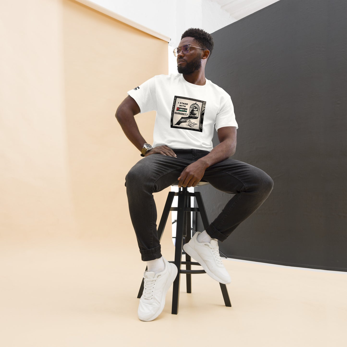 People for Palestine Tee v9, Men’s Classic Tee | Gildan 5000