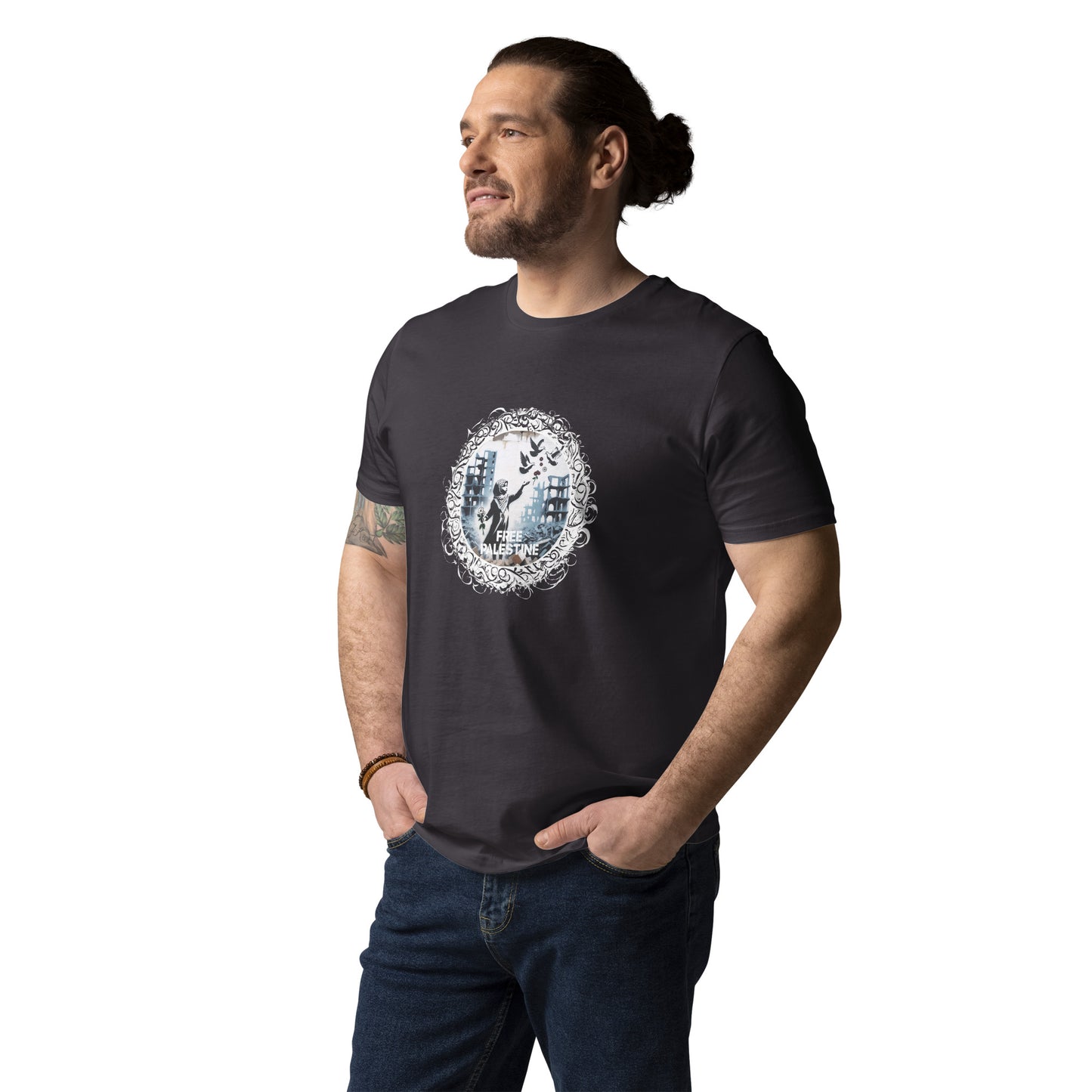People for Palestine Tee v4, Unisex Organic Cotton T-Shirt | Stanley/Stella STTU755