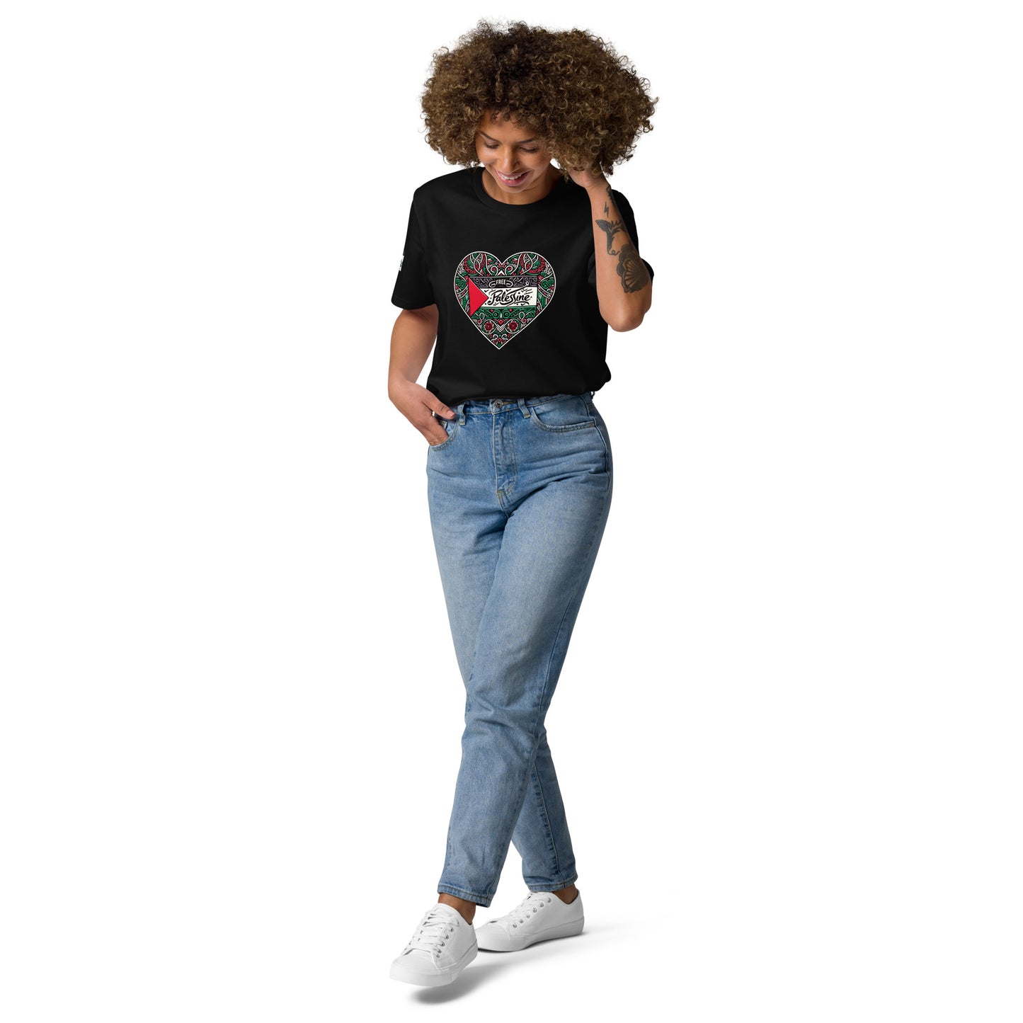 People for Palestine Tee v3, Unisex Organic Cotton T-Shirt | Stanley/Stella STTU755