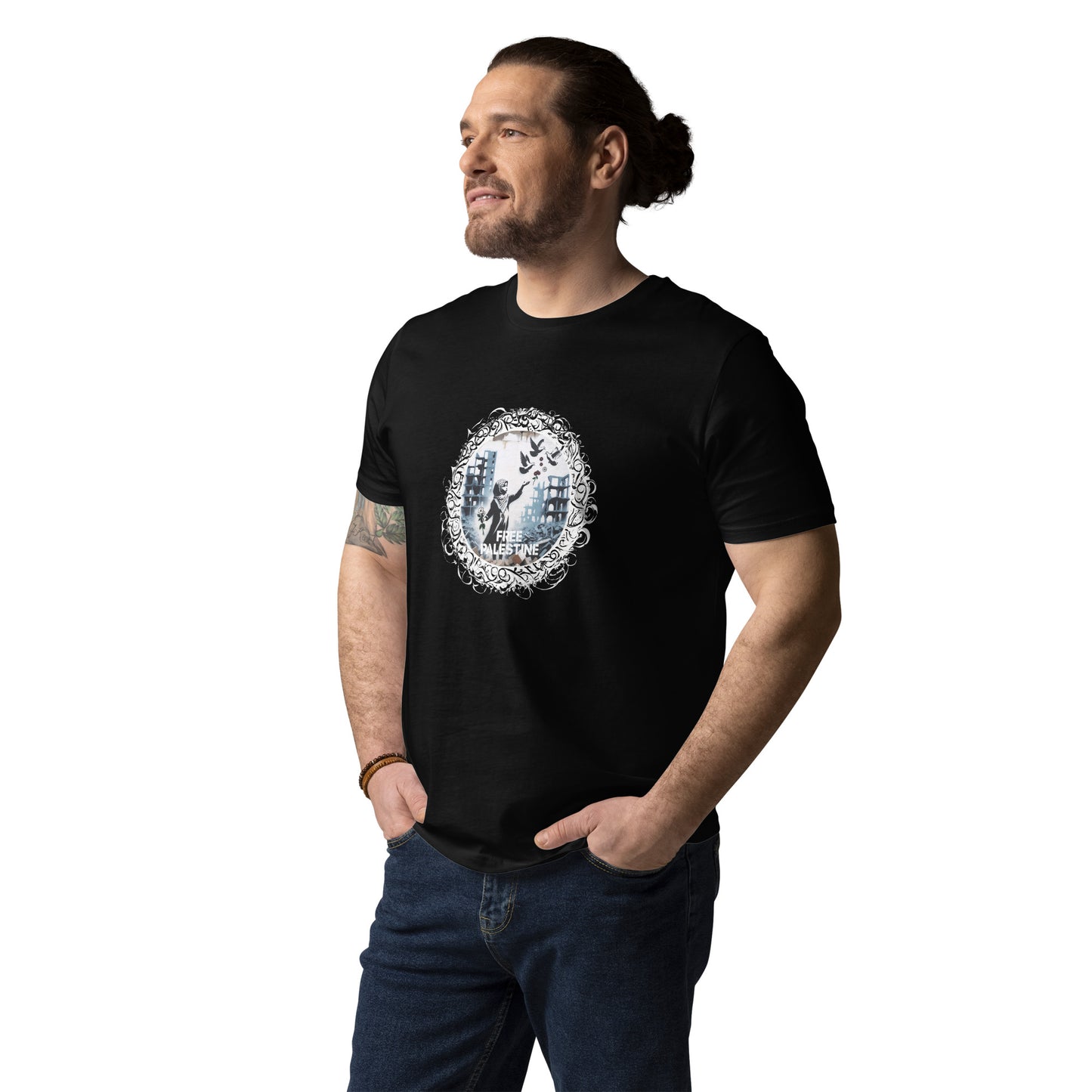 People for Palestine Tee v4, Unisex Organic Cotton T-Shirt | Stanley/Stella STTU755