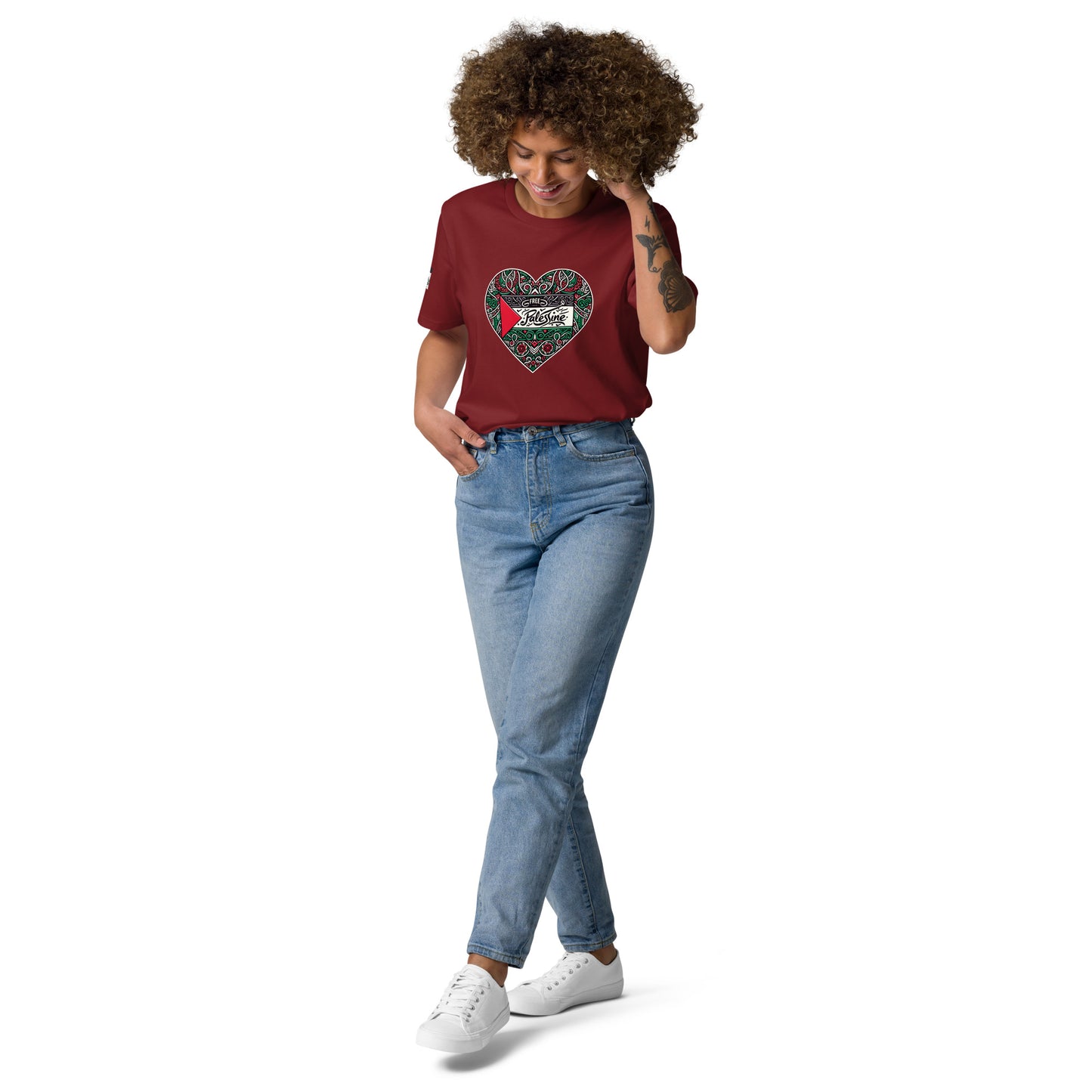 People for Palestine Tee v3, Unisex Organic Cotton T-Shirt | Stanley/Stella STTU755