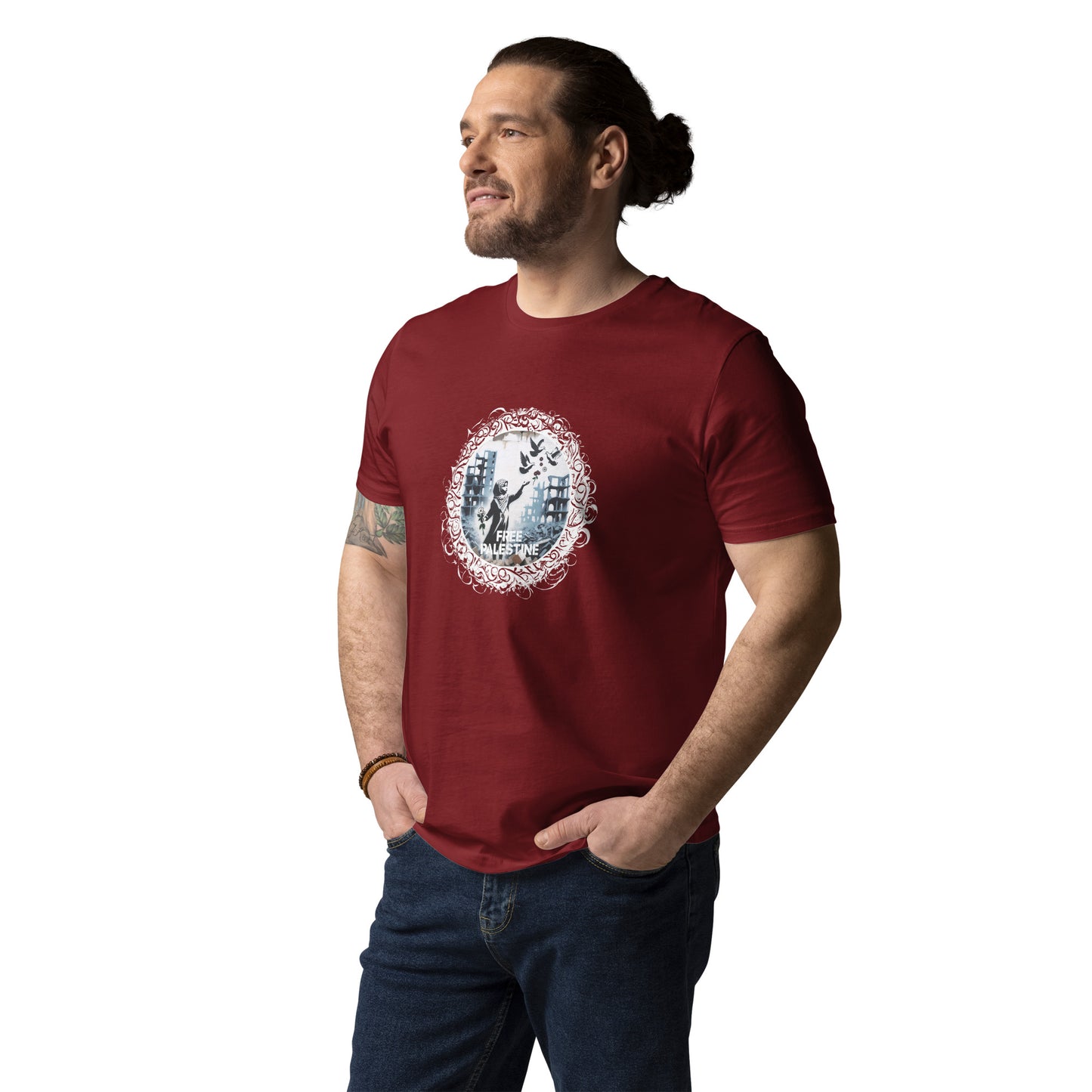 People for Palestine Tee v4, Unisex Organic Cotton T-Shirt | Stanley/Stella STTU755