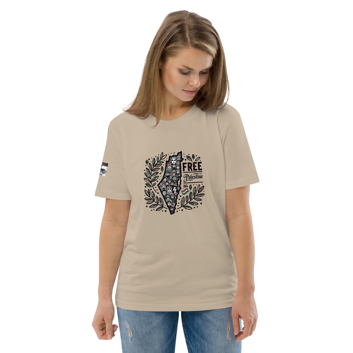 People for Palestine Tee v1, Unisex Organic Cotton T-Shirt | Stanley/Stella STTU755