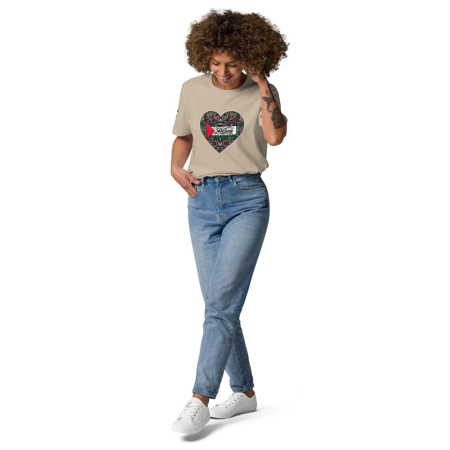 People for Palestine Tee v3, Unisex Organic Cotton T-Shirt | Stanley/Stella STTU755