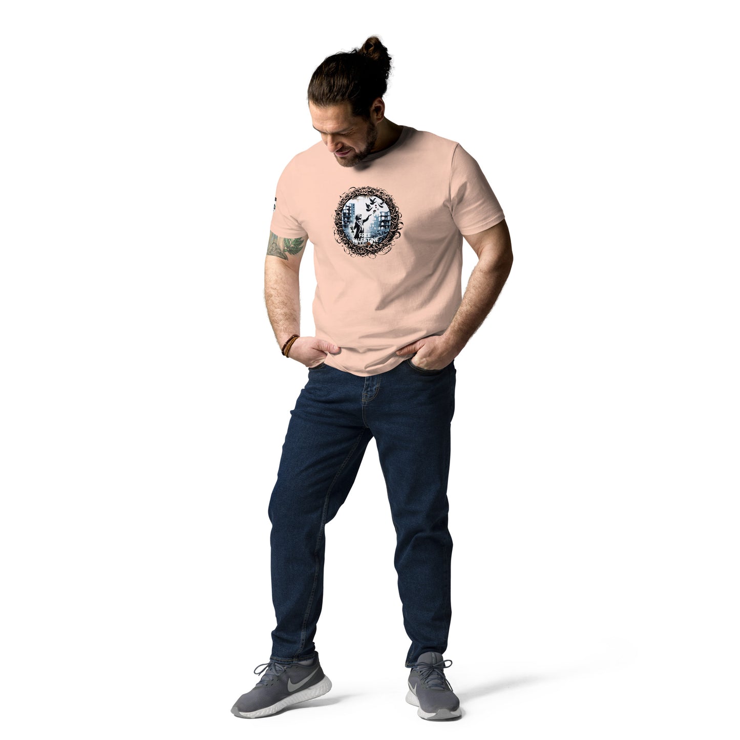 People for Palestine Tee v4, Unisex Organic Cotton T-Shirt | Stanley/Stella STTU755