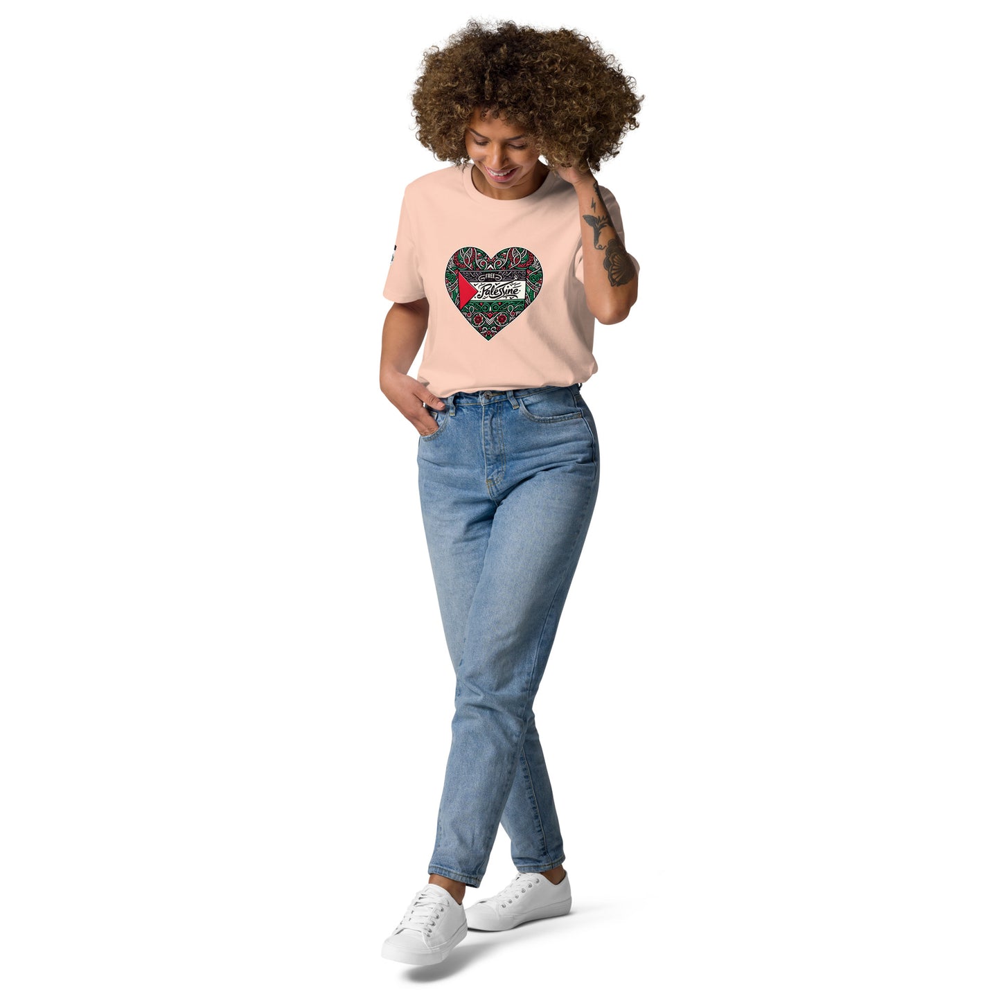 People for Palestine Tee v3, Unisex Organic Cotton T-Shirt | Stanley/Stella STTU755
