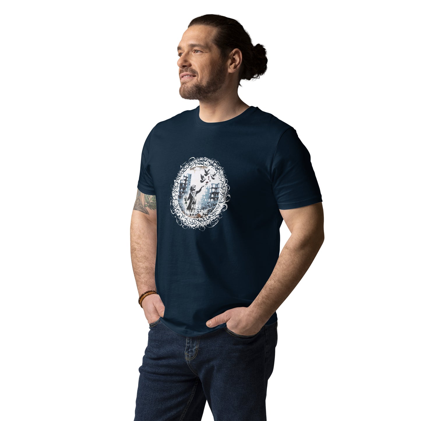 People for Palestine Tee v4, Unisex Organic Cotton T-Shirt | Stanley/Stella STTU755