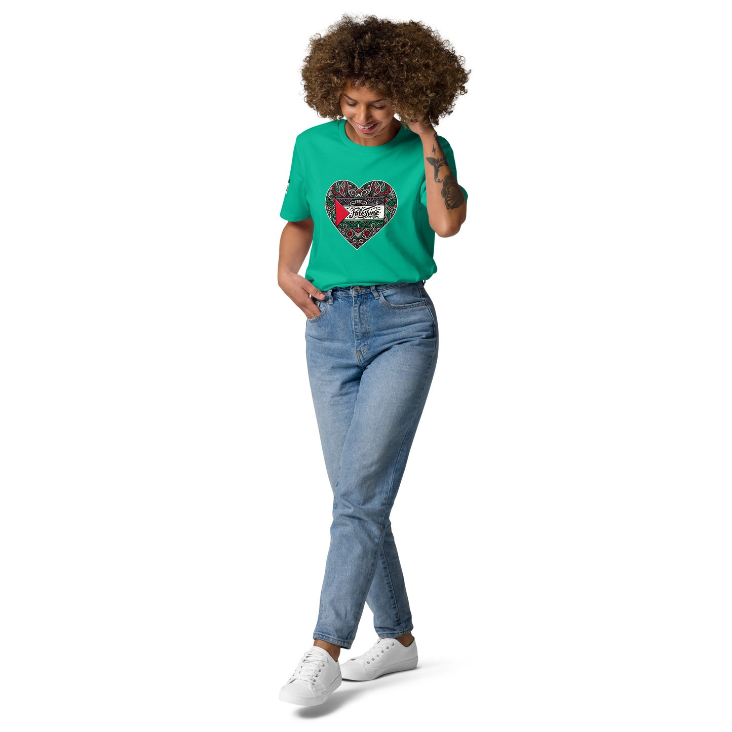 People for Palestine Tee v3, Unisex Organic Cotton T-Shirt | Stanley/Stella STTU755