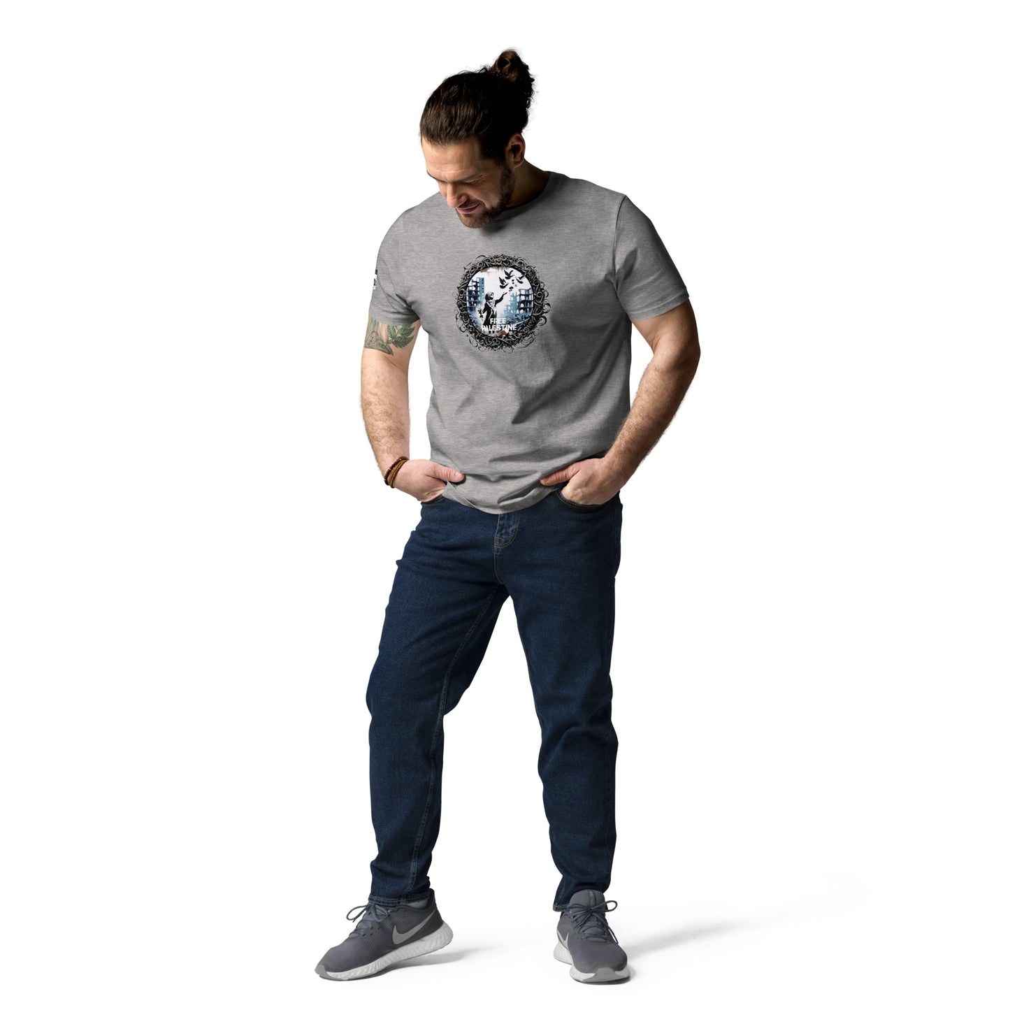 People for Palestine Tee v4, Unisex Organic Cotton T-Shirt | Stanley/Stella STTU755