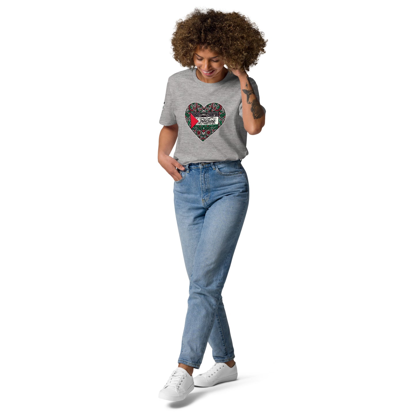 People for Palestine Tee v3, Unisex Organic Cotton T-Shirt | Stanley/Stella STTU755