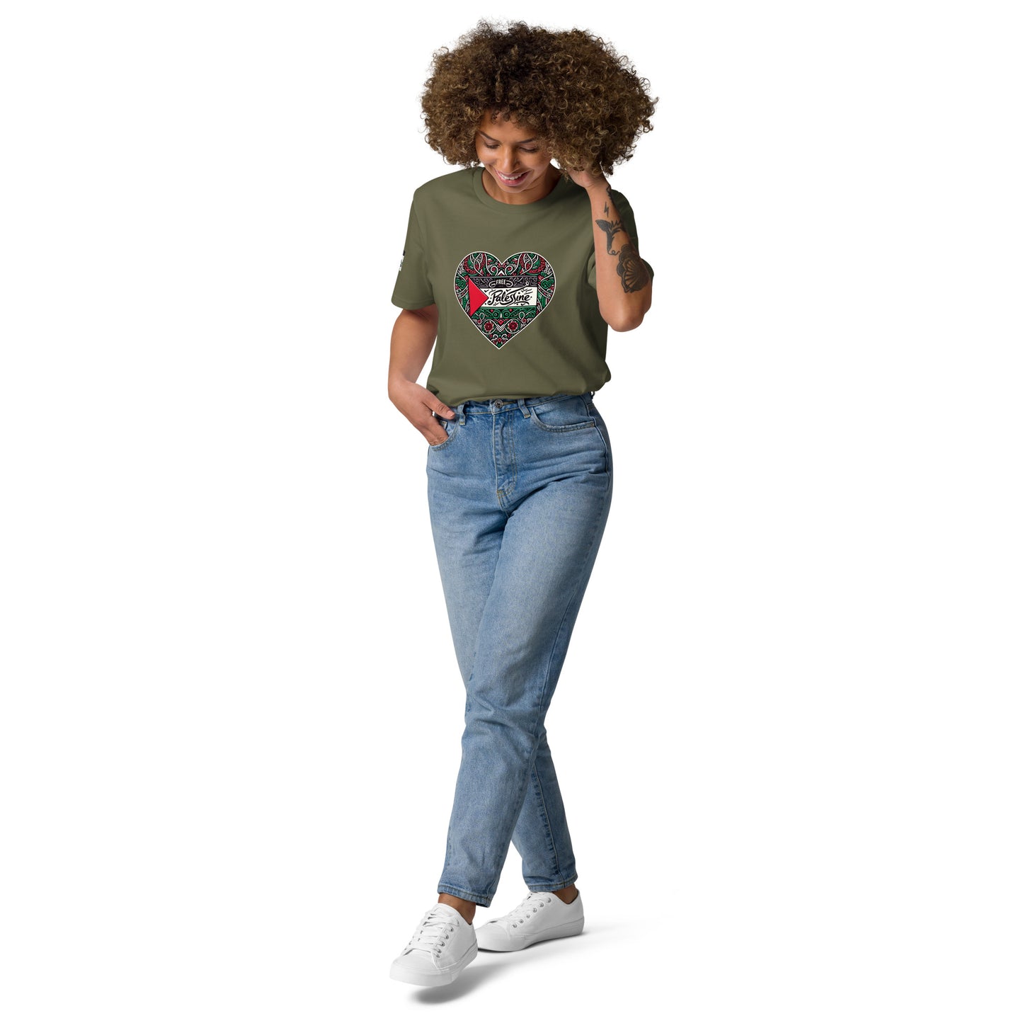 People for Palestine Tee v3, Unisex Organic Cotton T-Shirt | Stanley/Stella STTU755