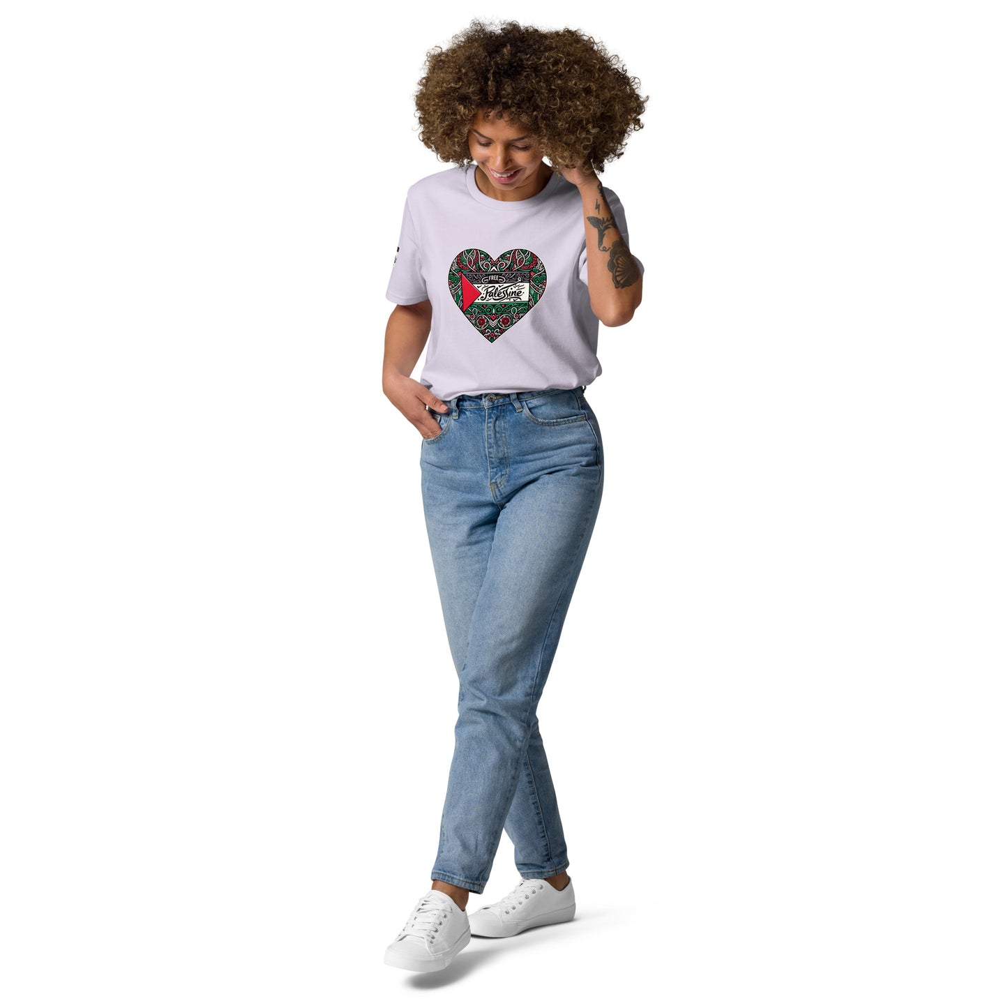 People for Palestine Tee v3, Unisex Organic Cotton T-Shirt | Stanley/Stella STTU755