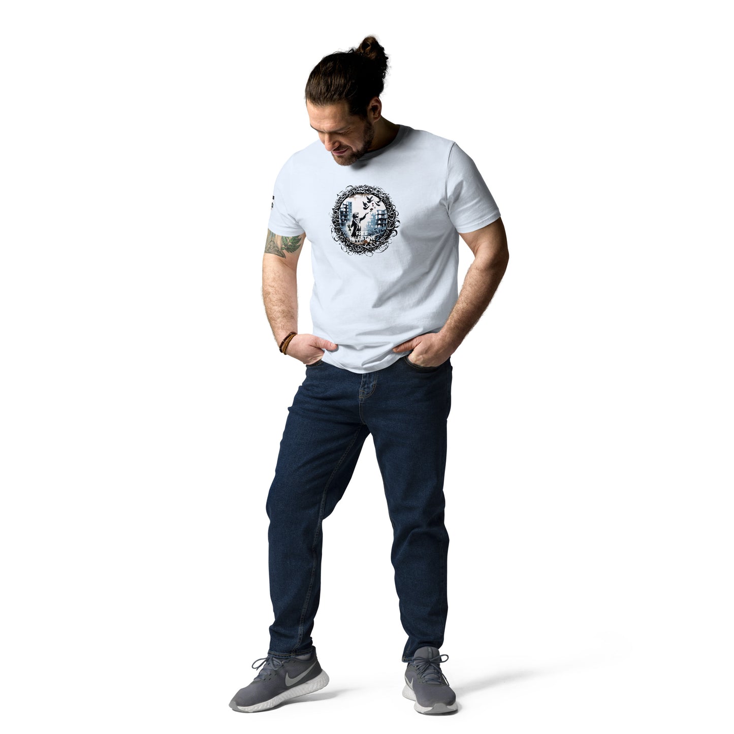 People for Palestine Tee v4, Unisex Organic Cotton T-Shirt | Stanley/Stella STTU755