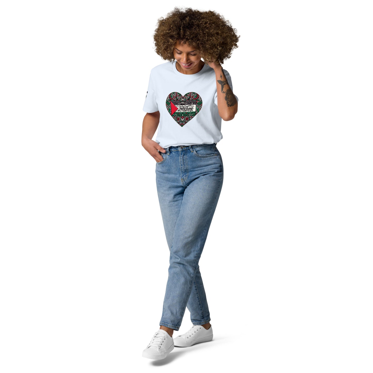People for Palestine Tee v3, Unisex Organic Cotton T-Shirt | Stanley/Stella STTU755