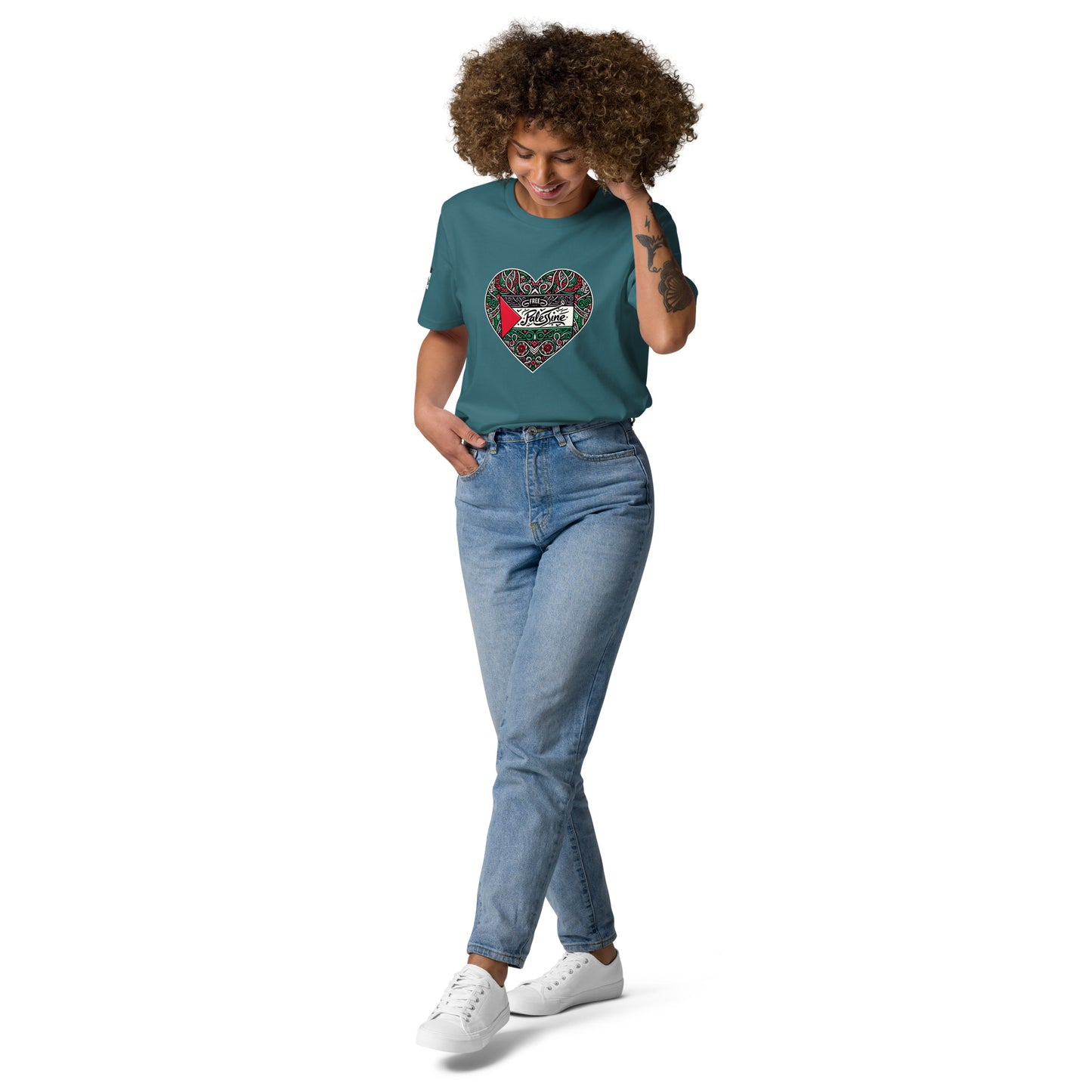 People for Palestine Tee v3, Unisex Organic Cotton T-Shirt | Stanley/Stella STTU755