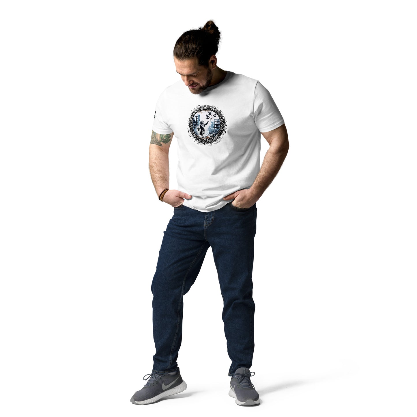 People for Palestine Tee v4, Unisex Organic Cotton T-Shirt | Stanley/Stella STTU755