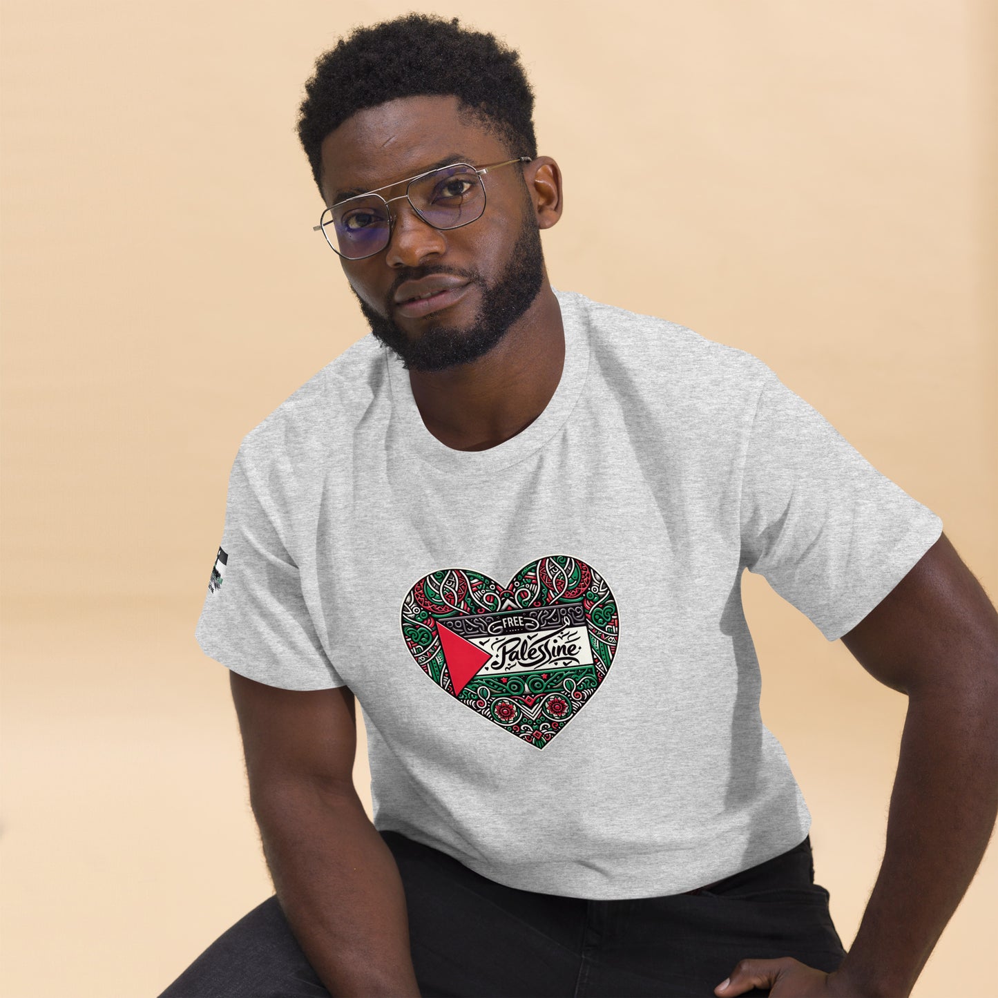 People for Palestine Tee v3, Men’s Classic Tee | Gildan 5000