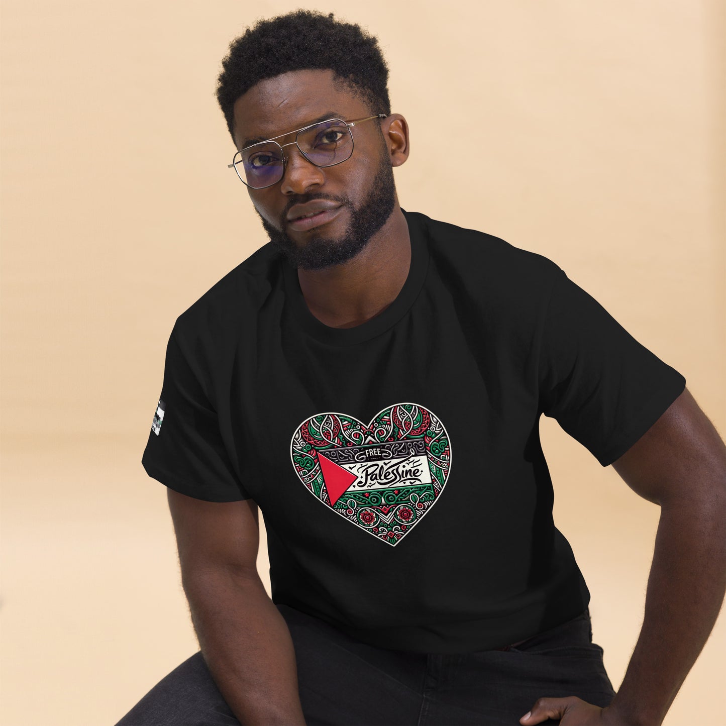People for Palestine Tee v3, Men’s Classic Tee | Gildan 5000