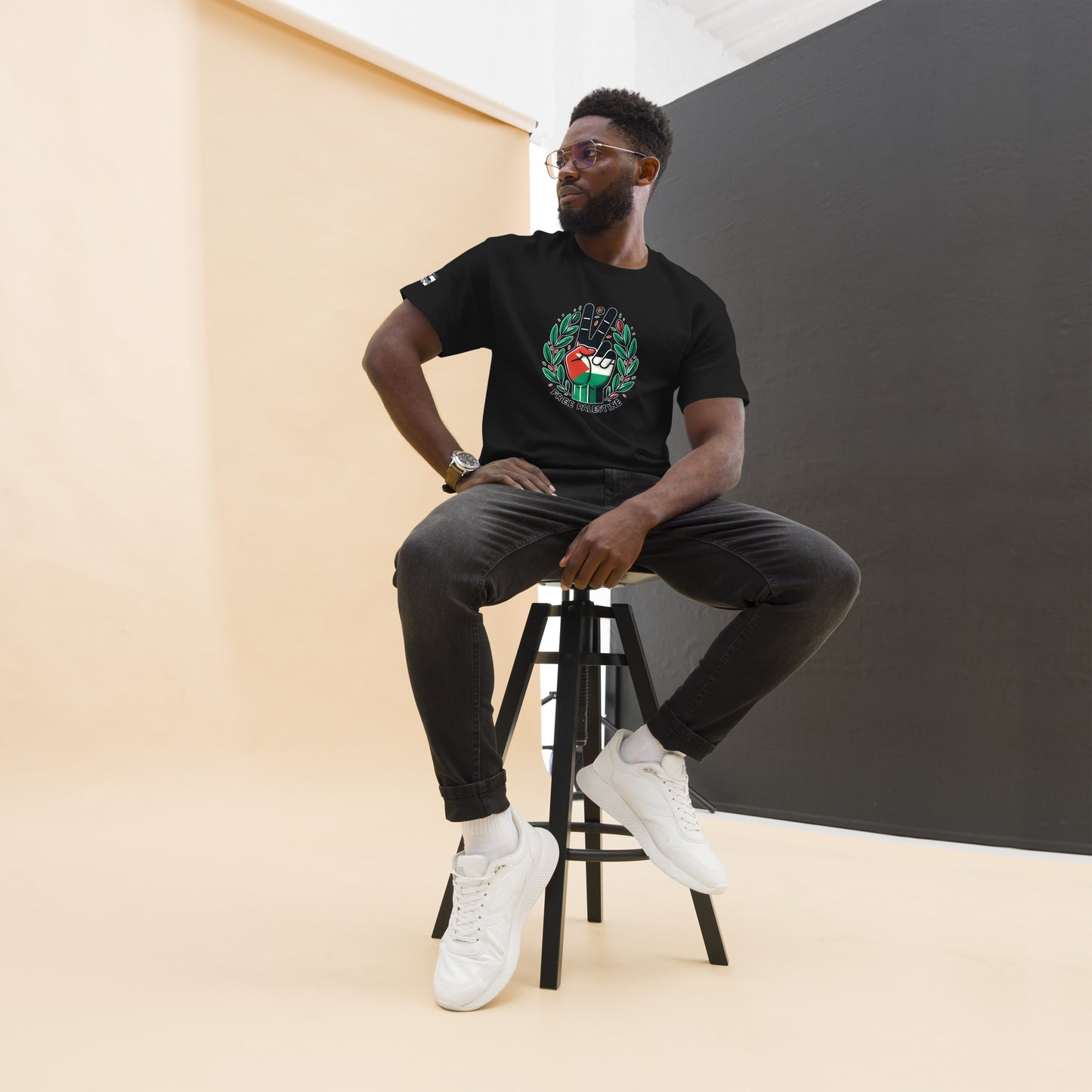 People for Palestine Tee v12, Men’s Classic Tee | Gildan 5000