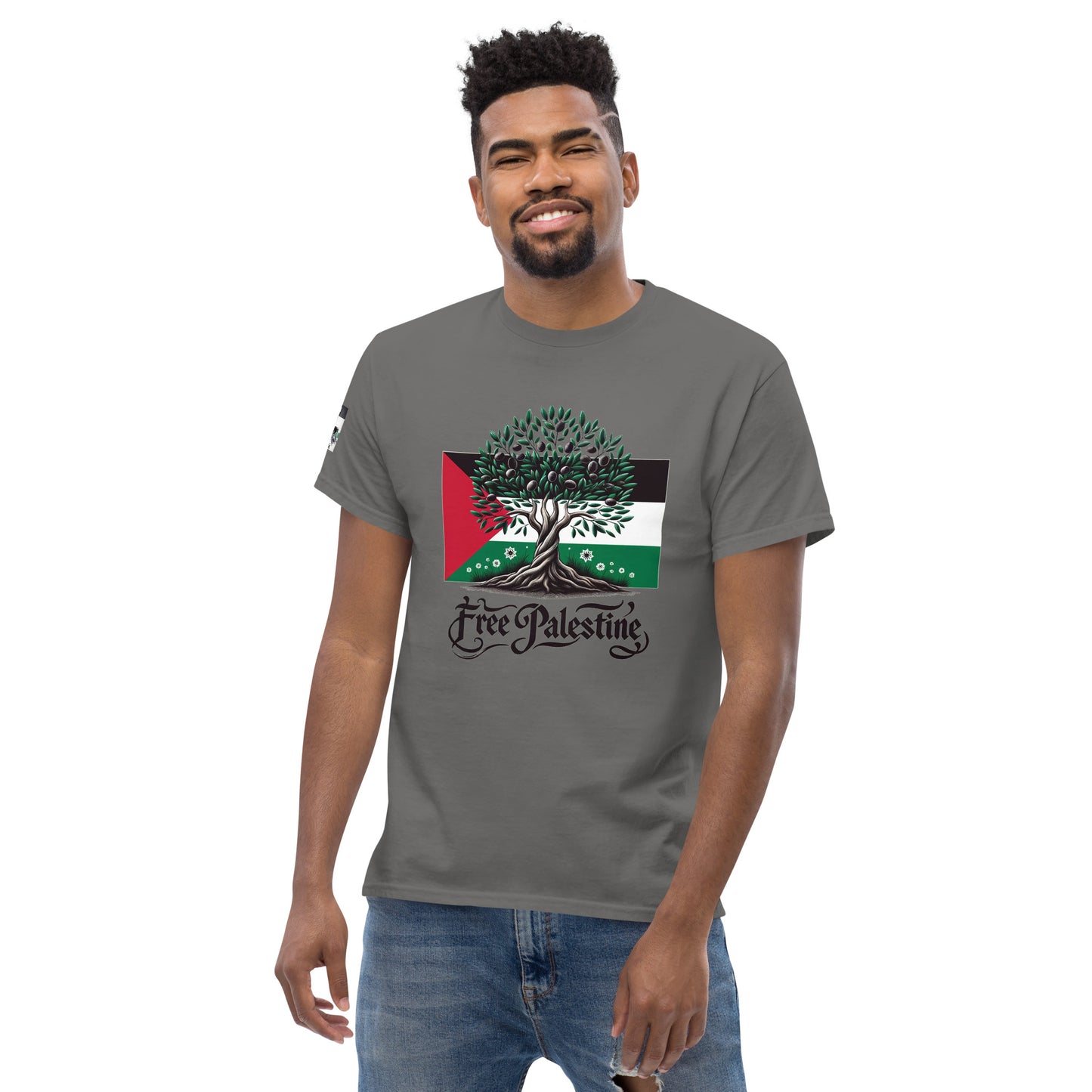 People for Palestine Tee v14, Men’s Classic Tee | Gildan 5000