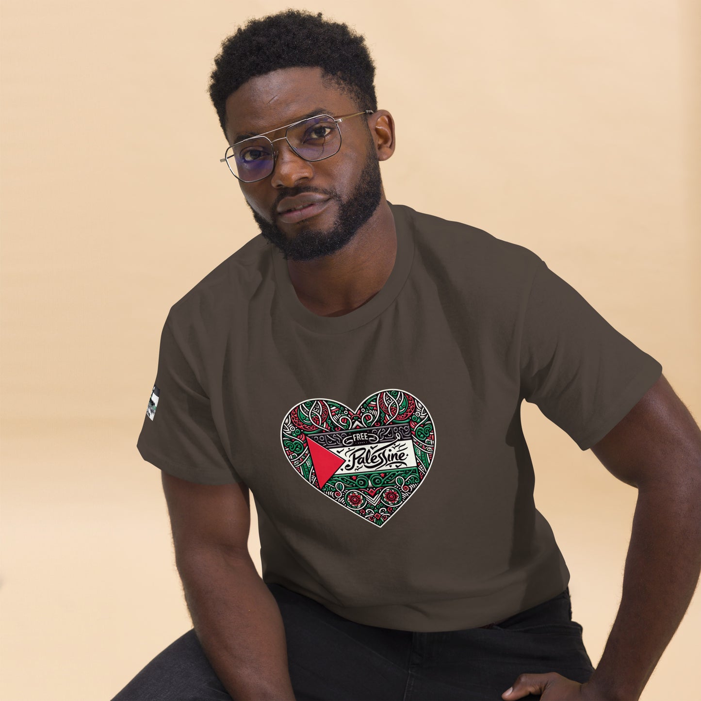 People for Palestine Tee v3, Men’s Classic Tee | Gildan 5000