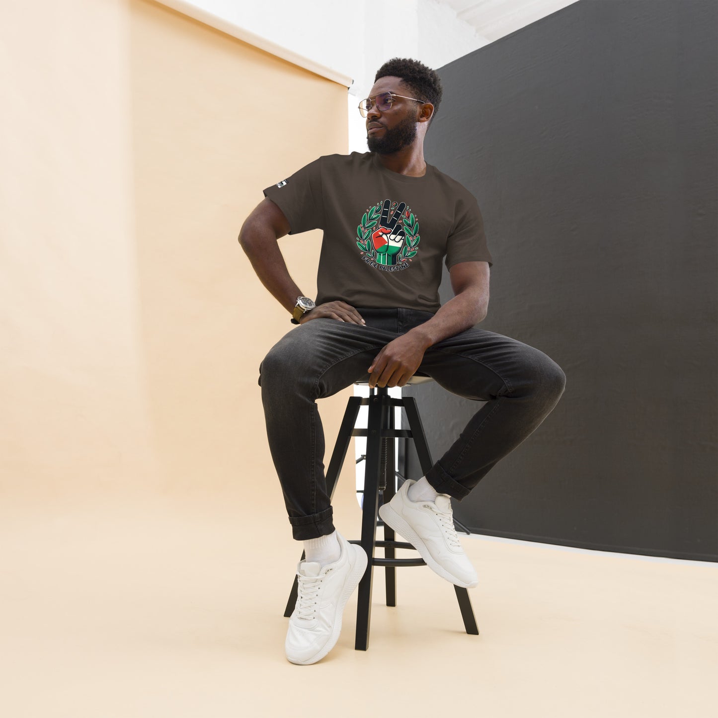 People for Palestine Tee v12, Men’s Classic Tee | Gildan 5000
