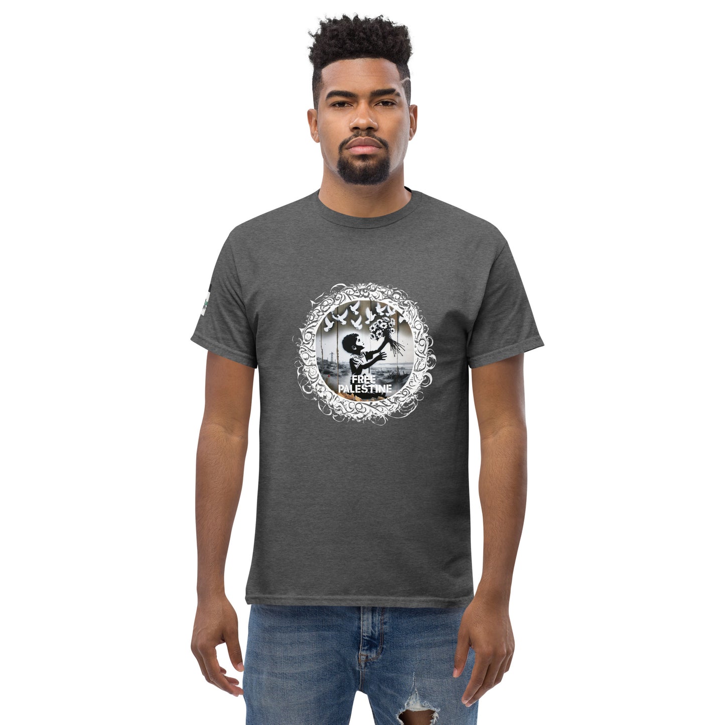 People for Palestine Tee v11, Men’s Classic Tee | Gildan 5000