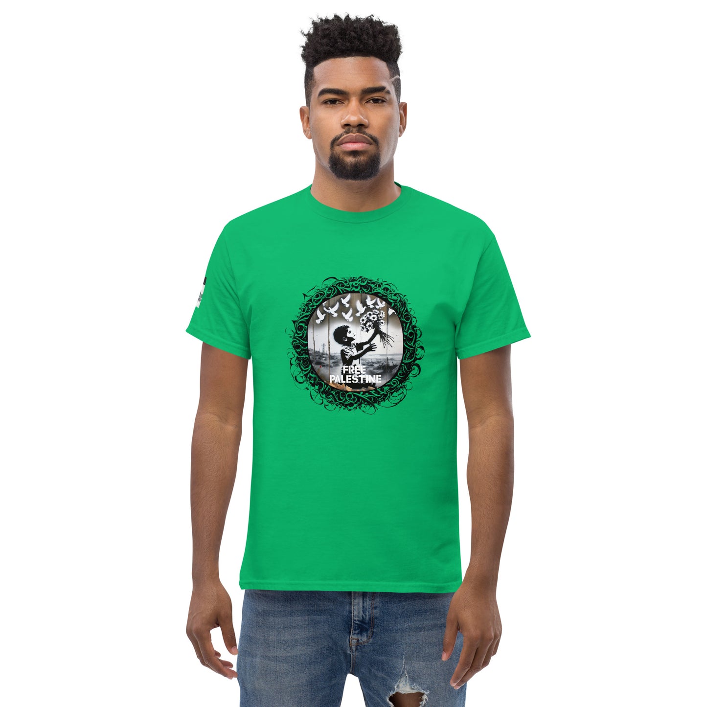 People for Palestine Tee v11, Men’s Classic Tee | Gildan 5000