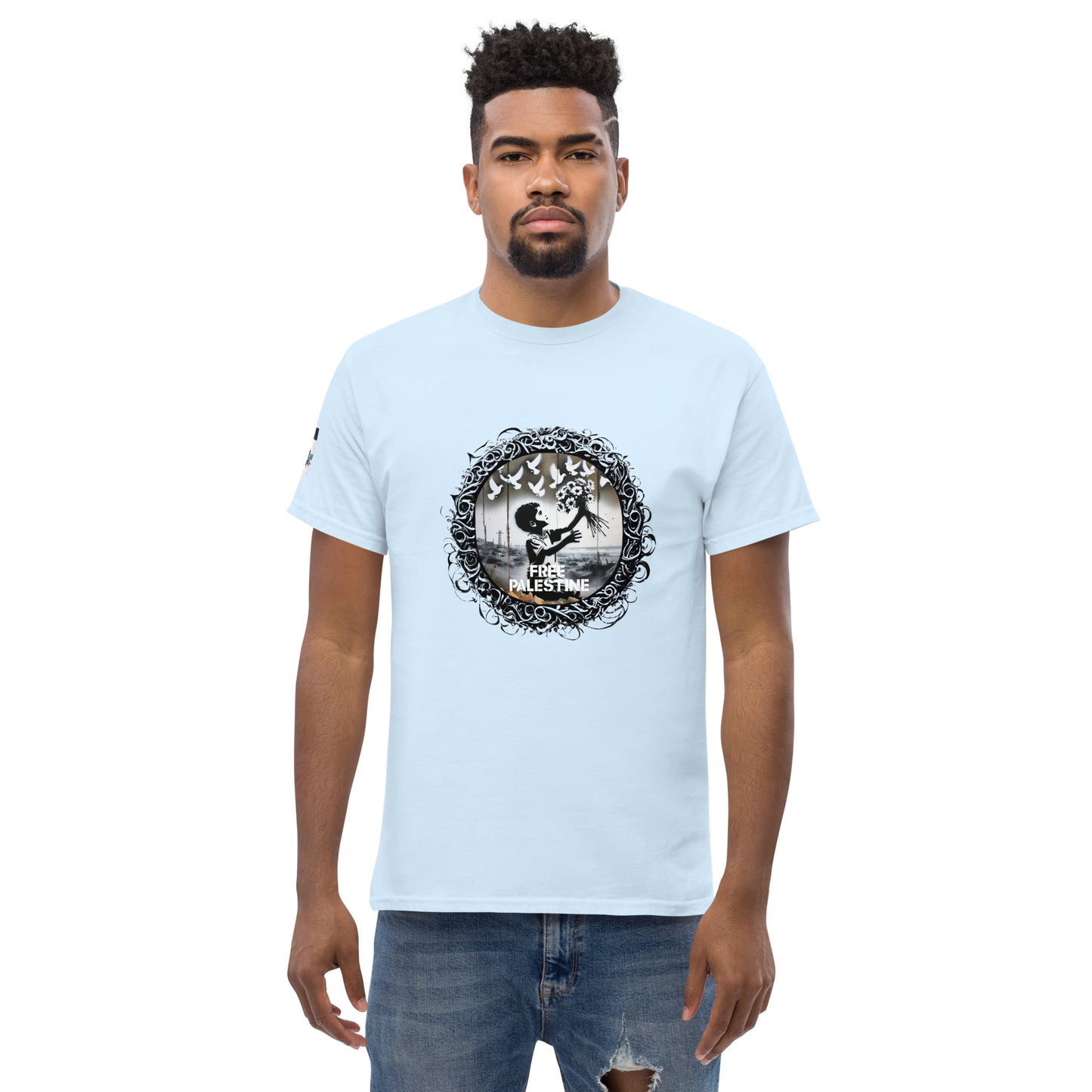 People for Palestine Tee v11, Men’s Classic Tee | Gildan 5000