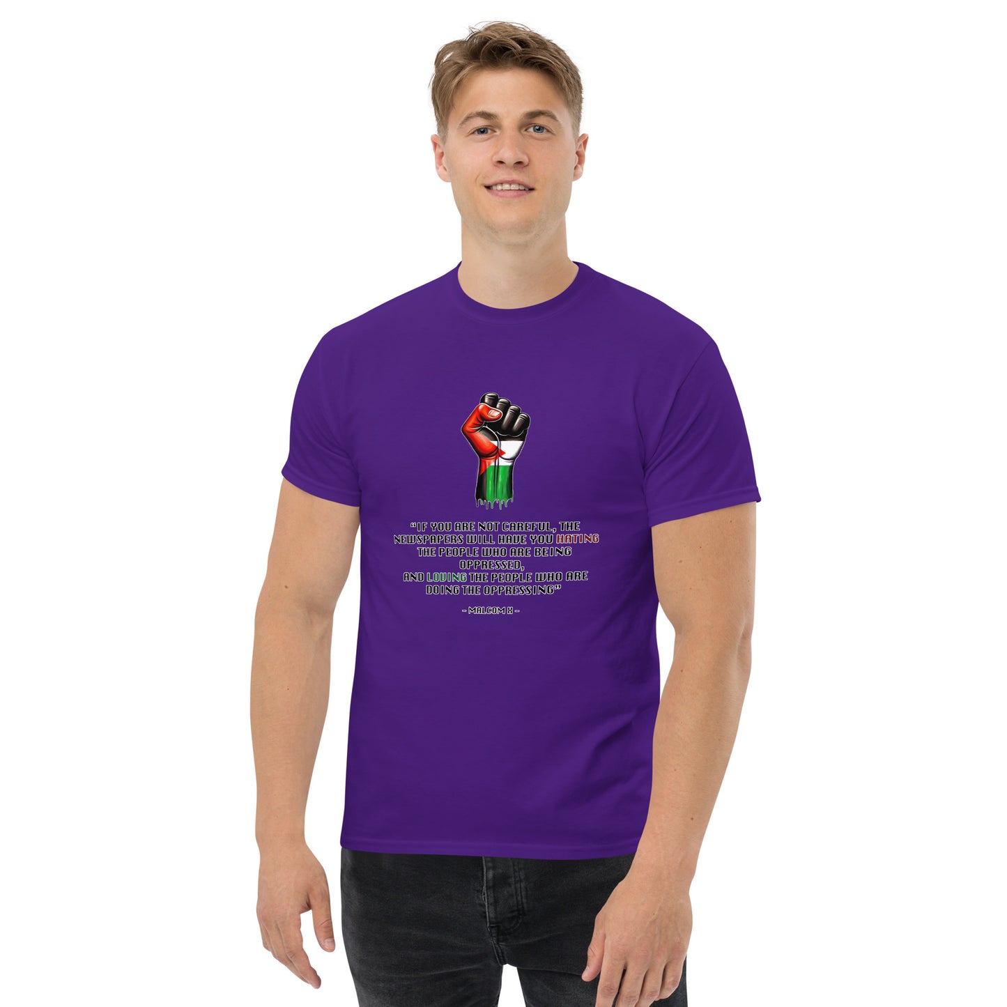 People for Palestine Tee v13, Men’s Classic Tee | Gildan 5000