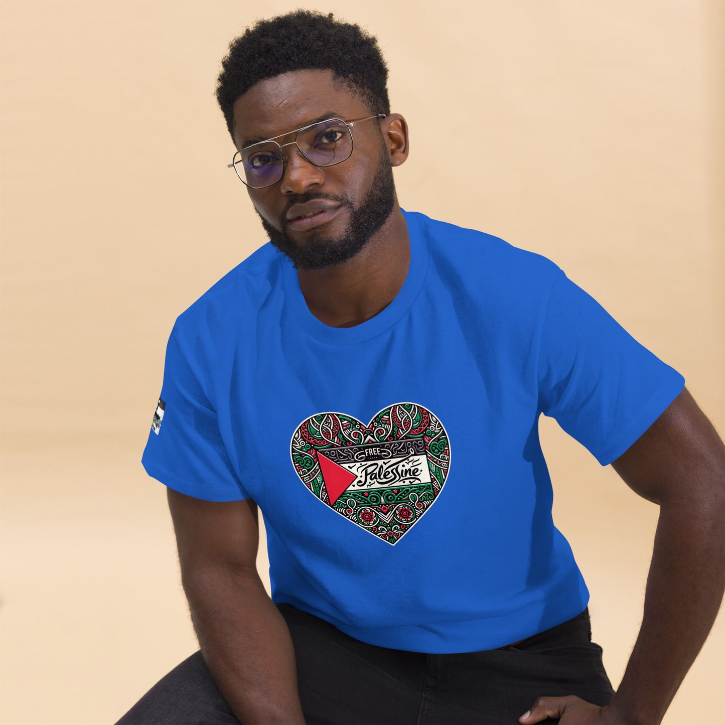 People for Palestine Tee v3, Men’s Classic Tee | Gildan 5000