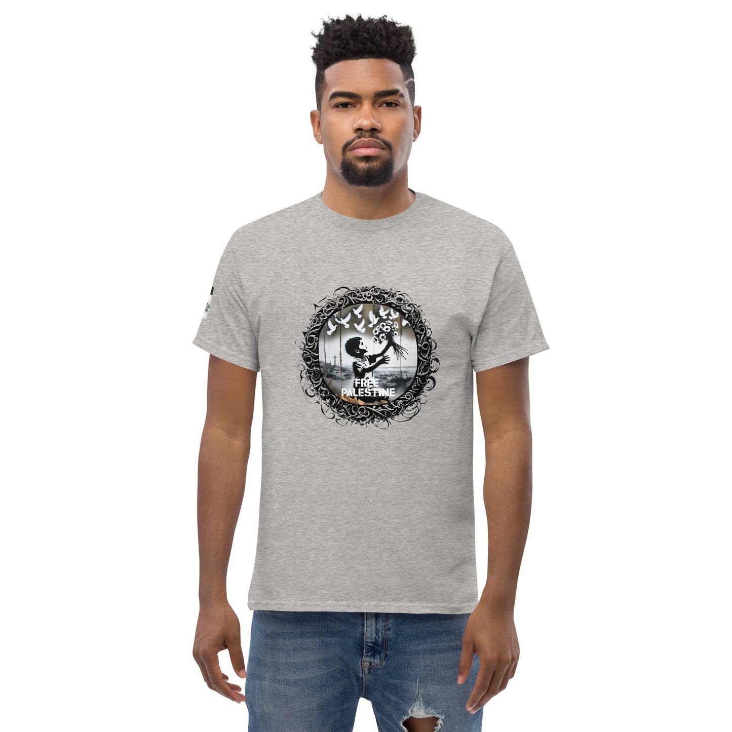People for Palestine Tee v11, Men’s Classic Tee | Gildan 5000