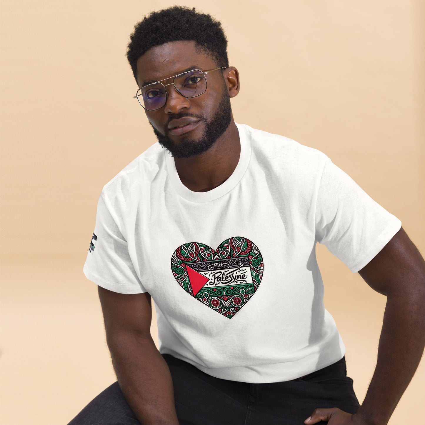 People for Palestine Tee v3, Men’s Classic Tee | Gildan 5000