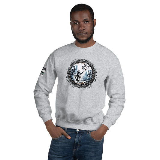 People for Palestine Sweatshirt v4, Unisex Crew Neck Sweatshirt | Gildan 18000